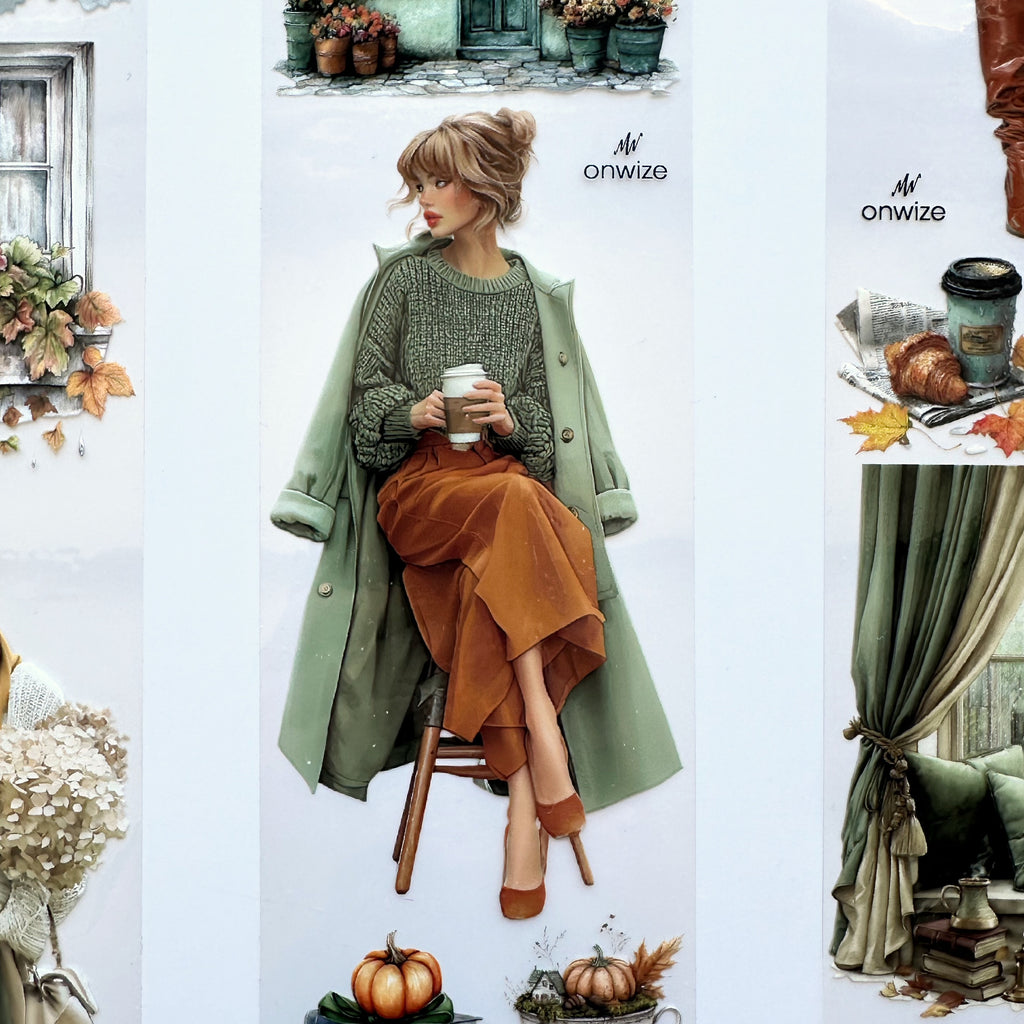 Autumn Stroll – Autumn Fashion PET Tape