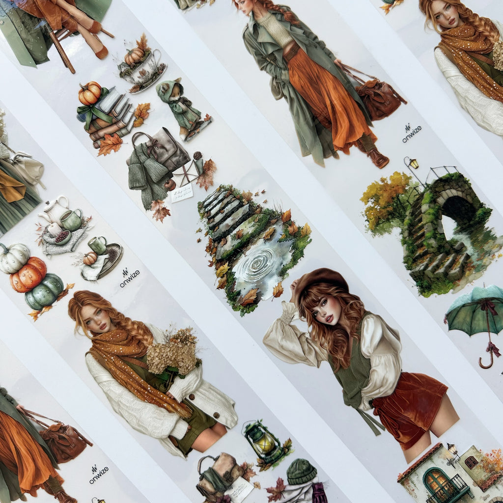 Autumn Stroll – Autumn Fashion PET Tape
