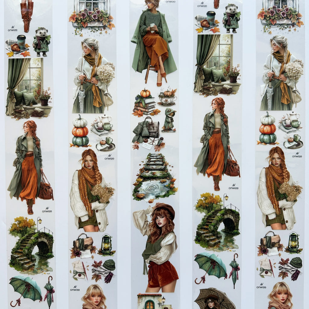 Autumn Stroll – Autumn Fashion PET Tape