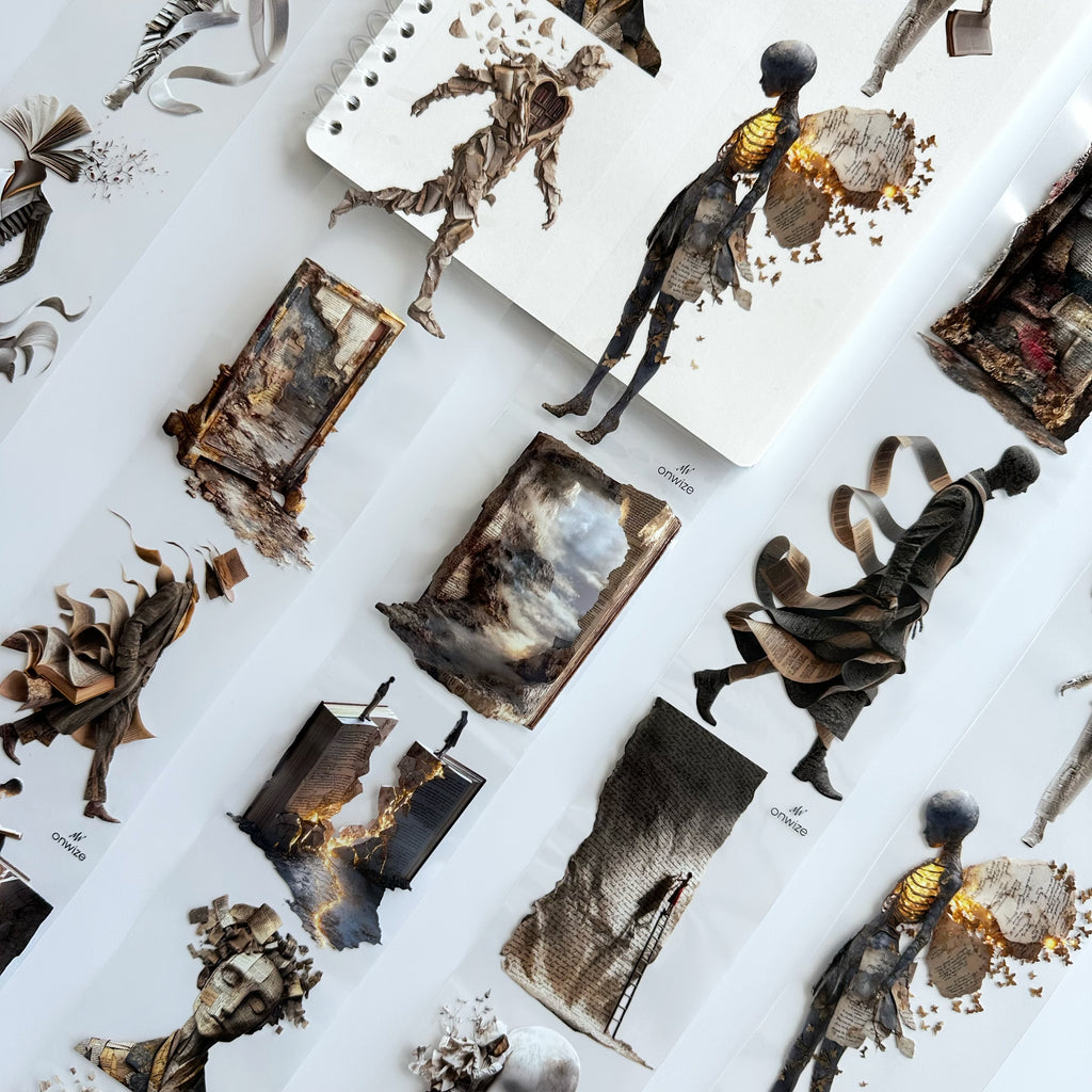 Paper Souls | Literary Fantasy & Surreal PET Tape | 7cm x 5m