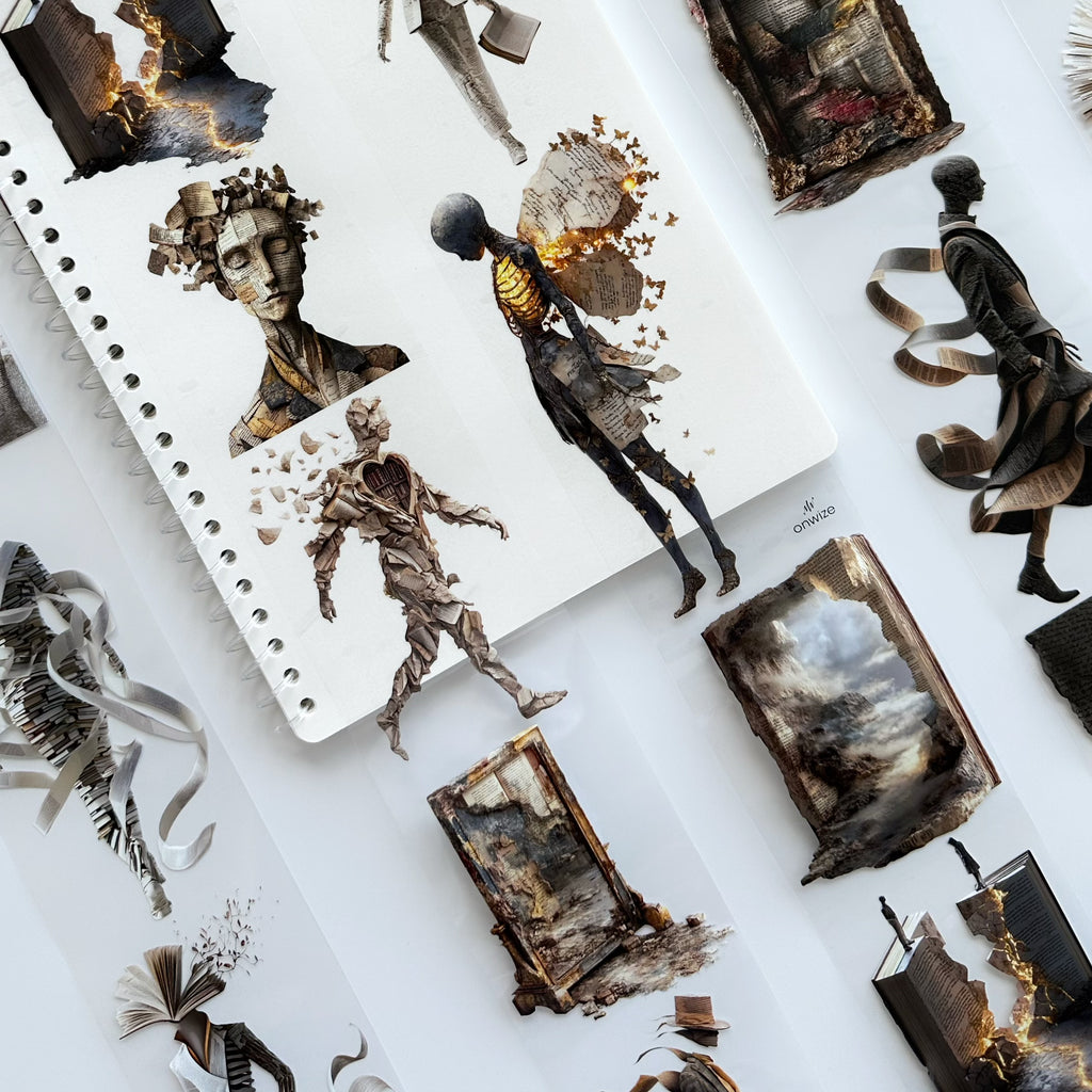 Paper Souls | Literary Fantasy & Surreal PET Tape | 7cm x 5m