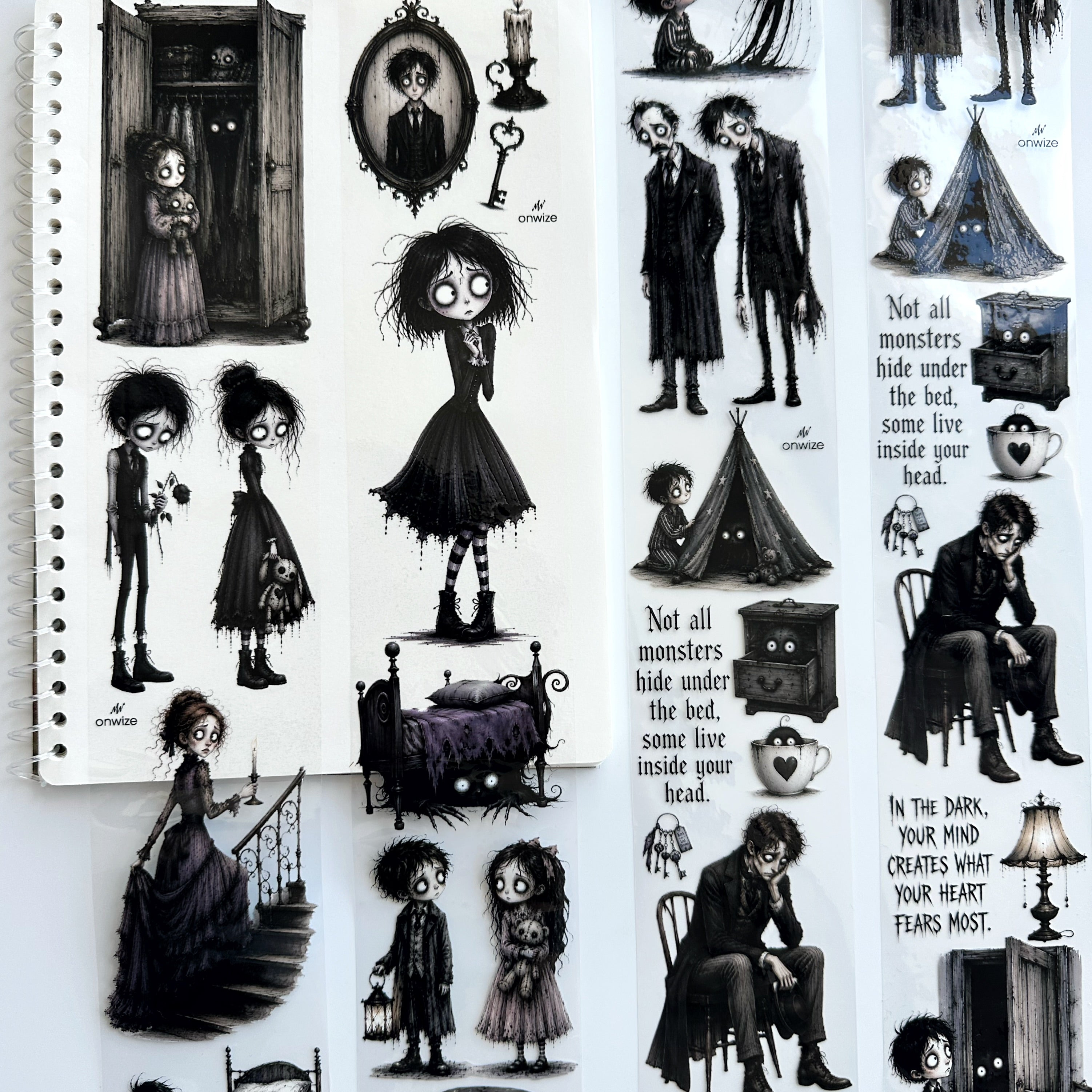 Monsters Within – Whimsical Gothic PET Tape