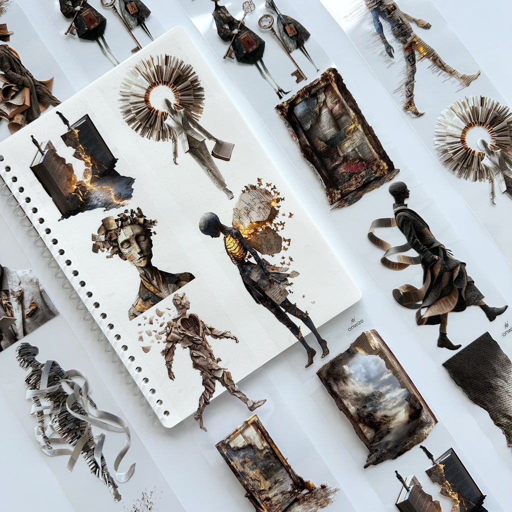 Paper Souls | Literary Fantasy & Surreal PET Tape | 7cm x 5m