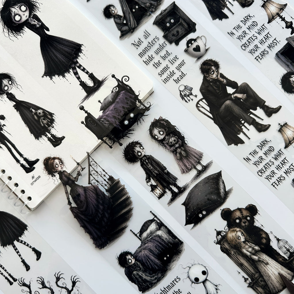Monsters Within – Whimsical Gothic PET Tape