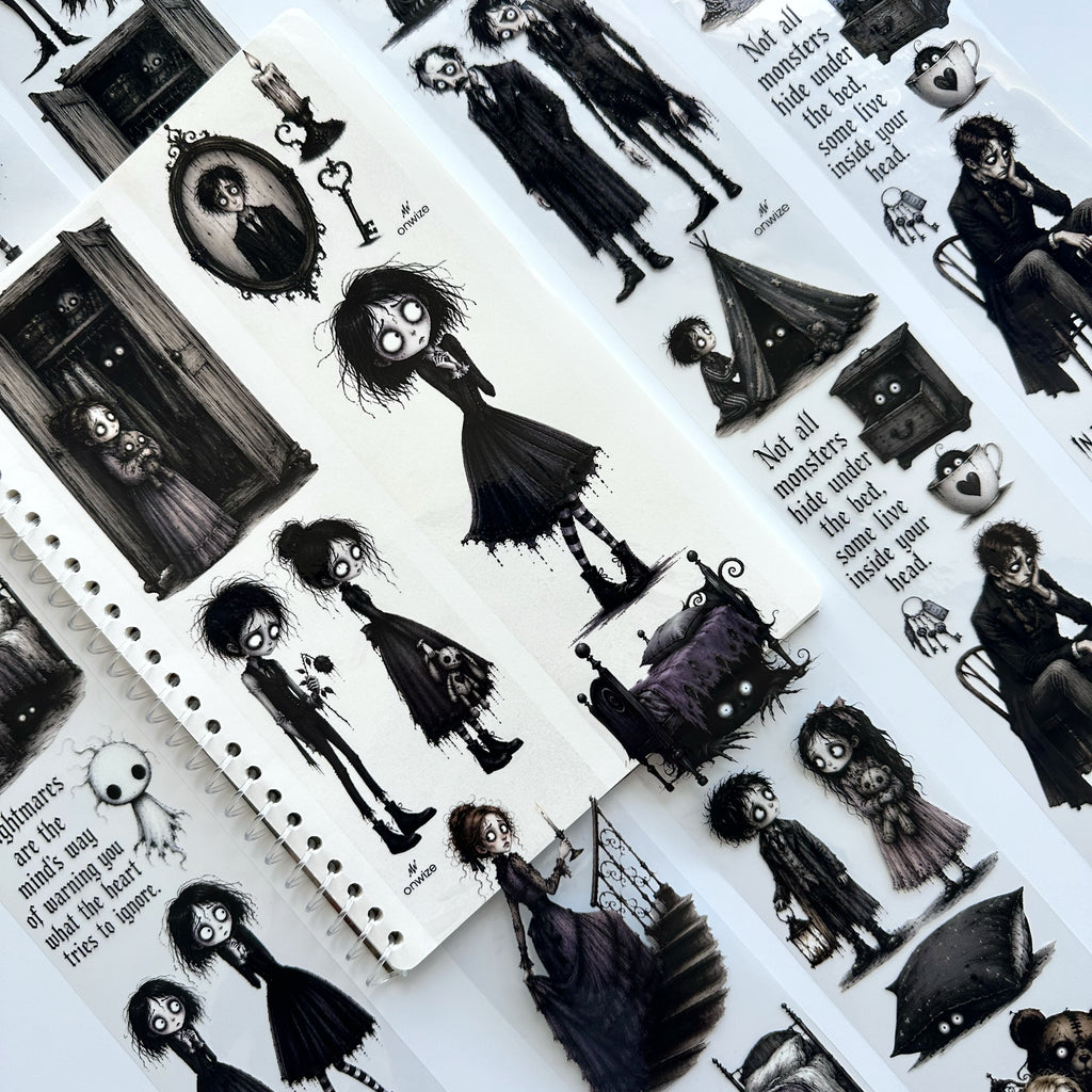 Monsters Within – Whimsical Gothic PET Tape