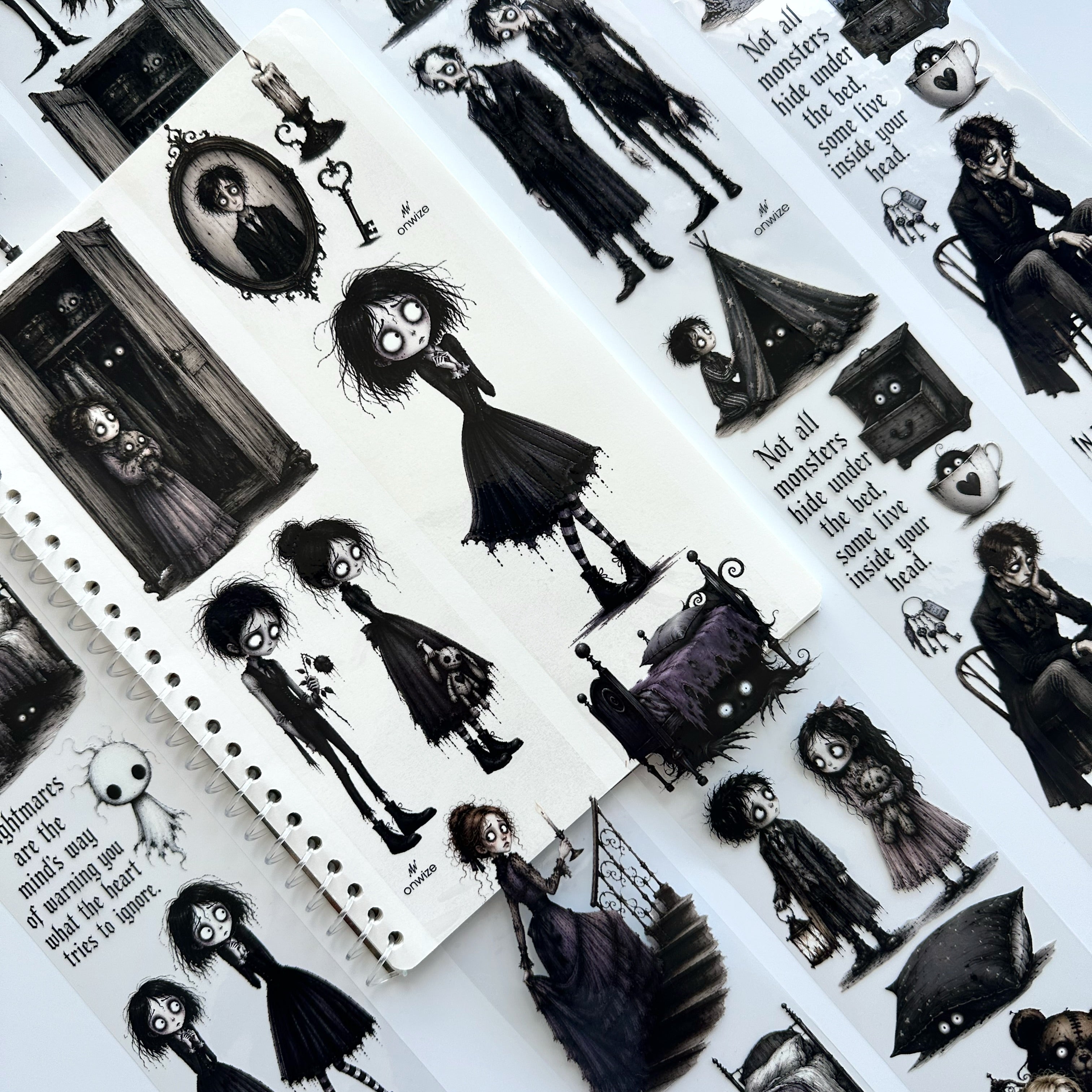 Monsters Within – Whimsical Gothic PET Tape