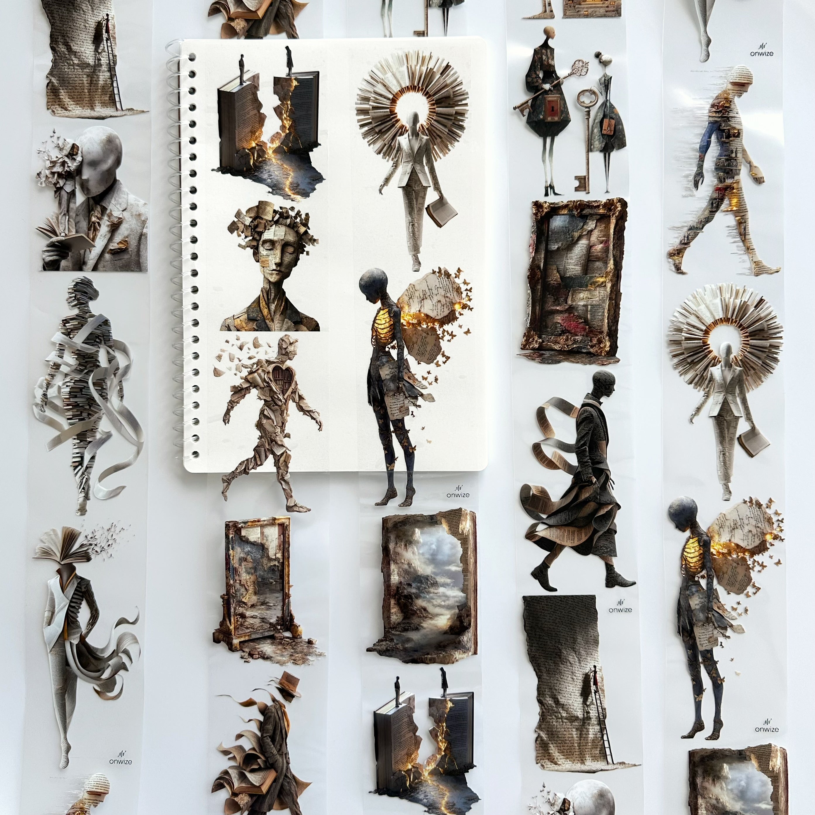 Paper Souls | Literary Fantasy & Surreal PET Tape | 7cm x 5m