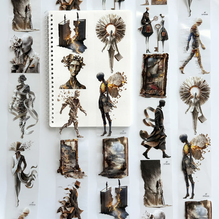Paper Souls | Literary Fantasy & Surreal PET Tape | 7cm x 5m
