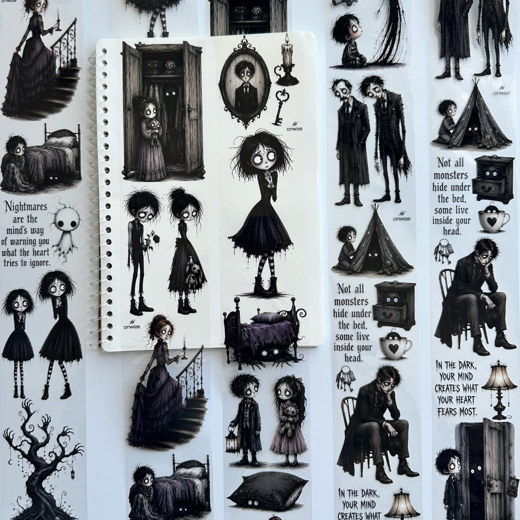 Monsters Within – Whimsical Gothic PET Tape