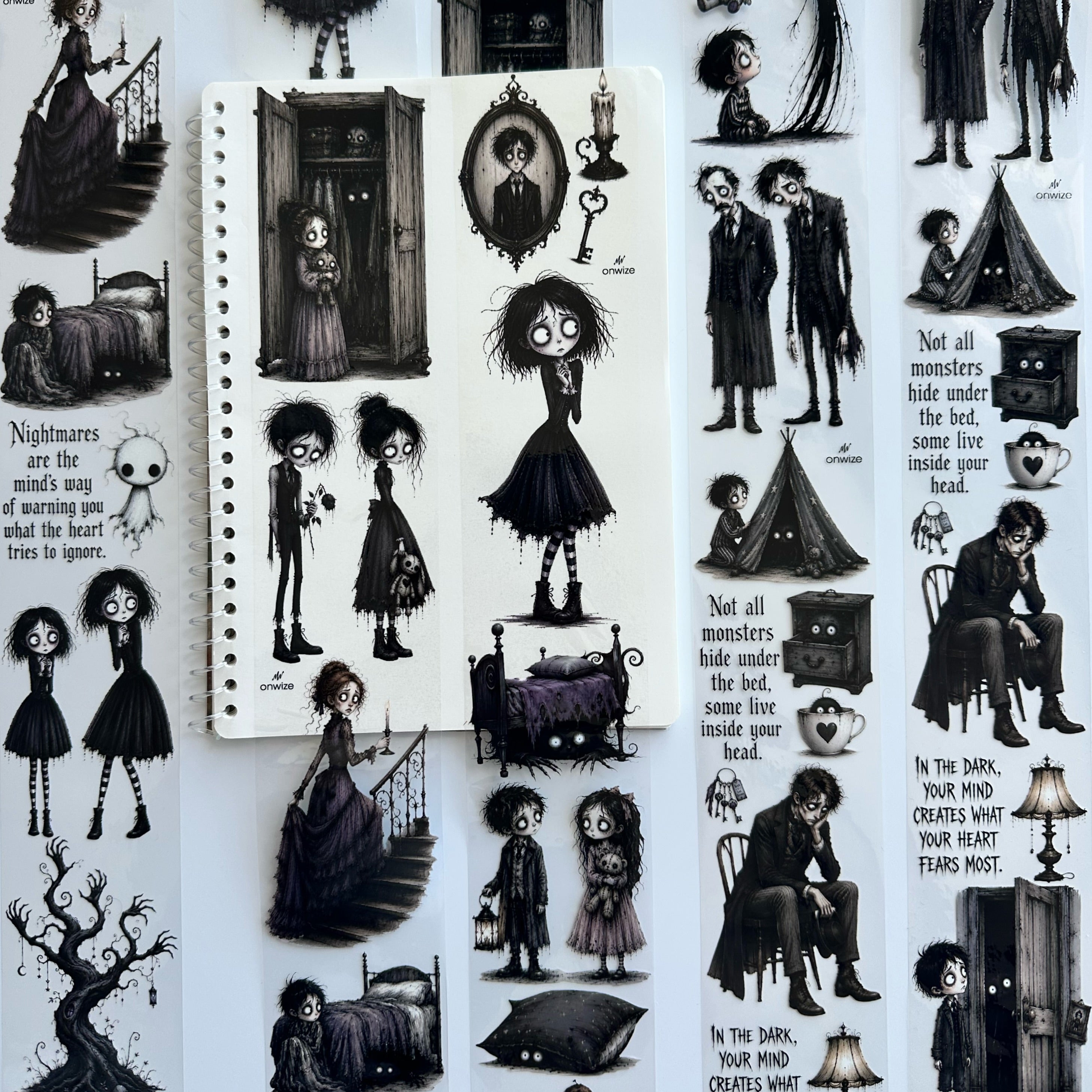 Monsters Within – Whimsical Gothic PET Tape