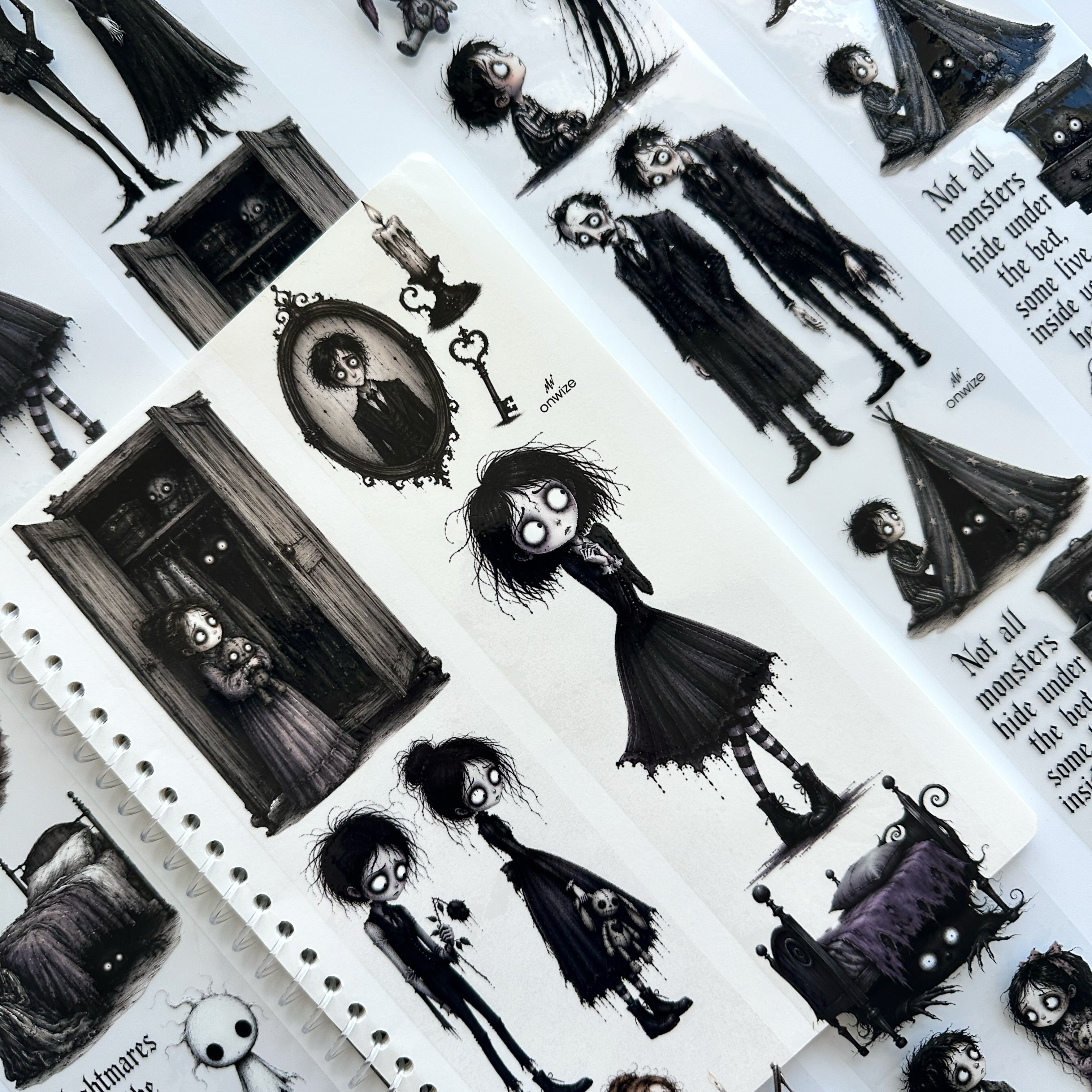 Monsters Within – Whimsical Gothic PET Tape