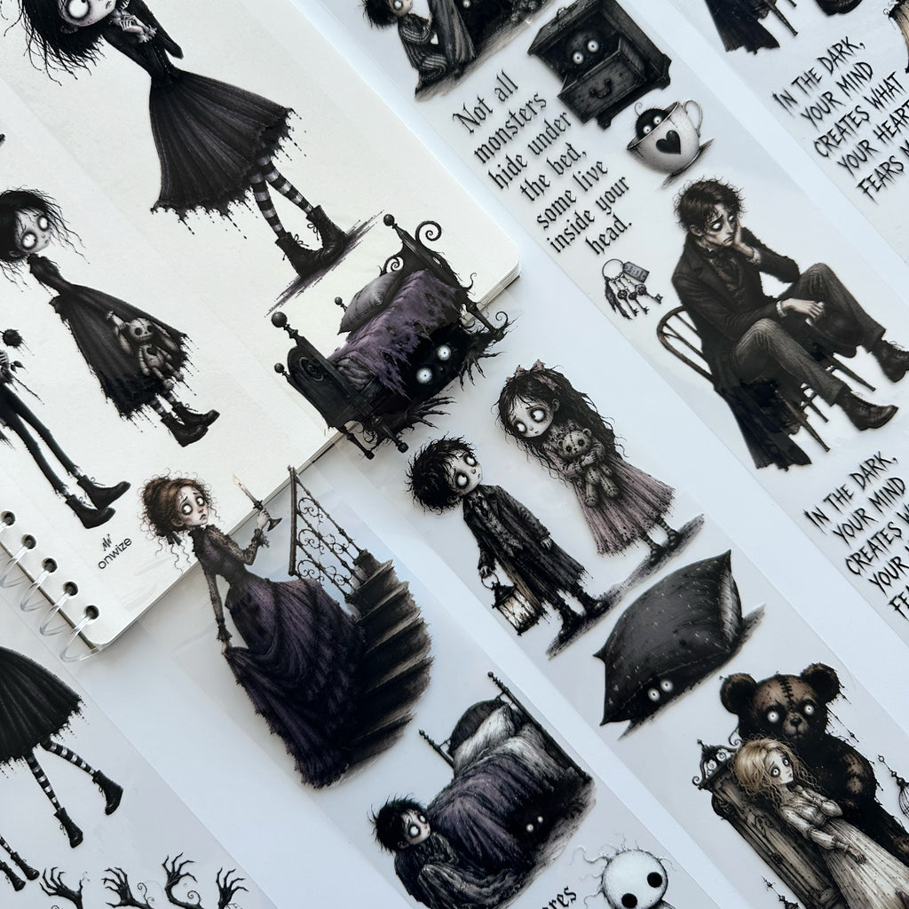 Monsters Within – Whimsical Gothic PET Tape