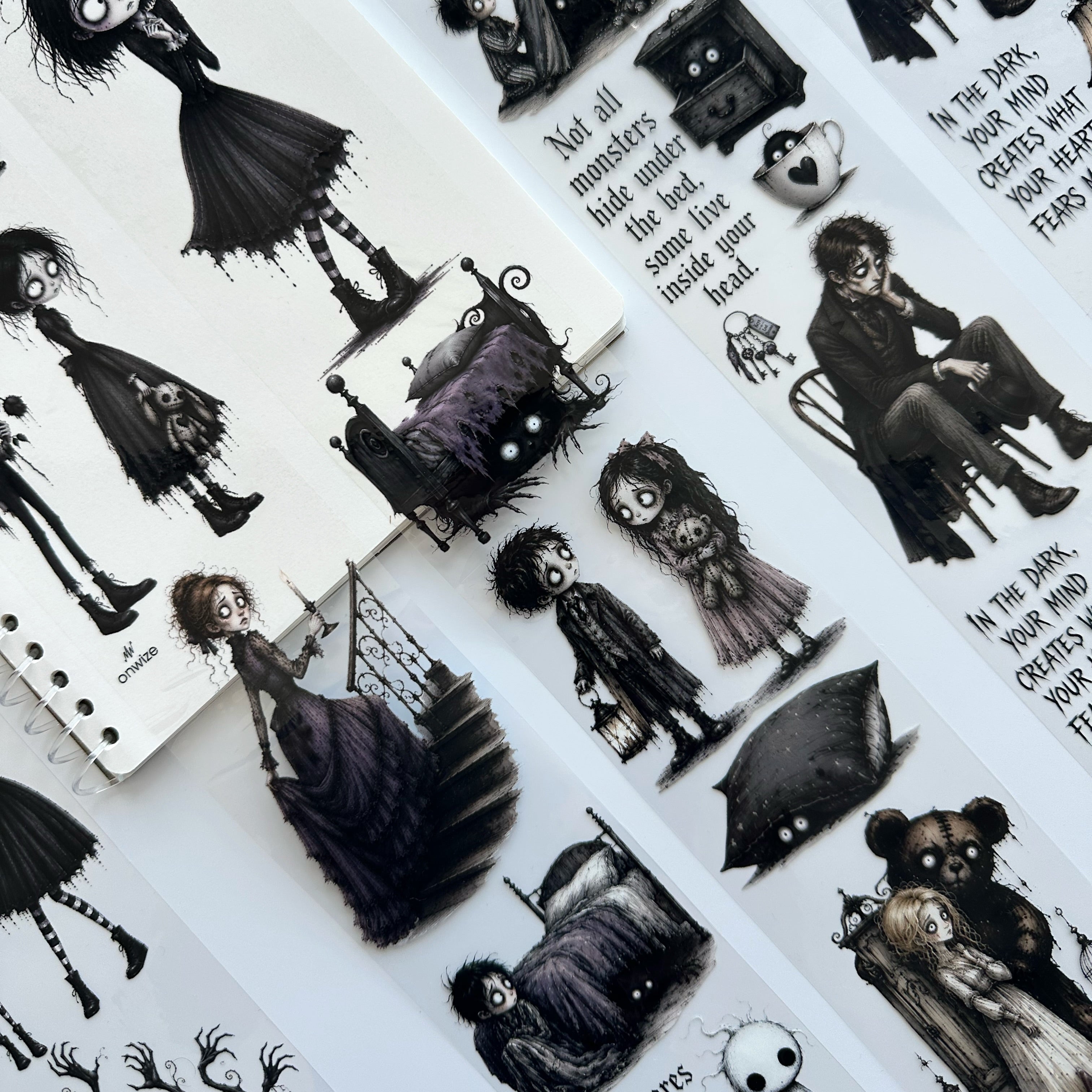 Monsters Within – Whimsical Gothic PET Tape