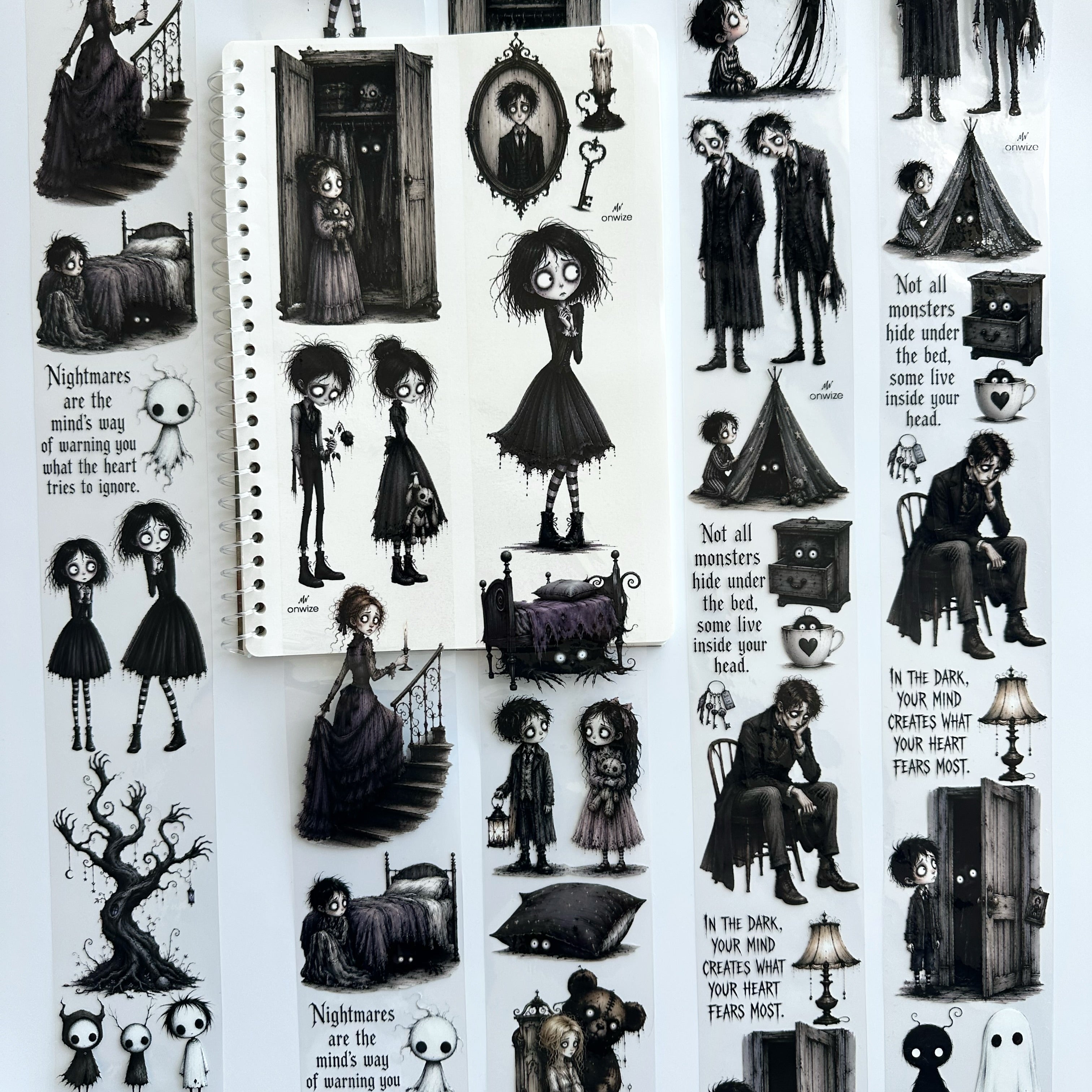 Monsters Within – Whimsical Gothic PET Tape