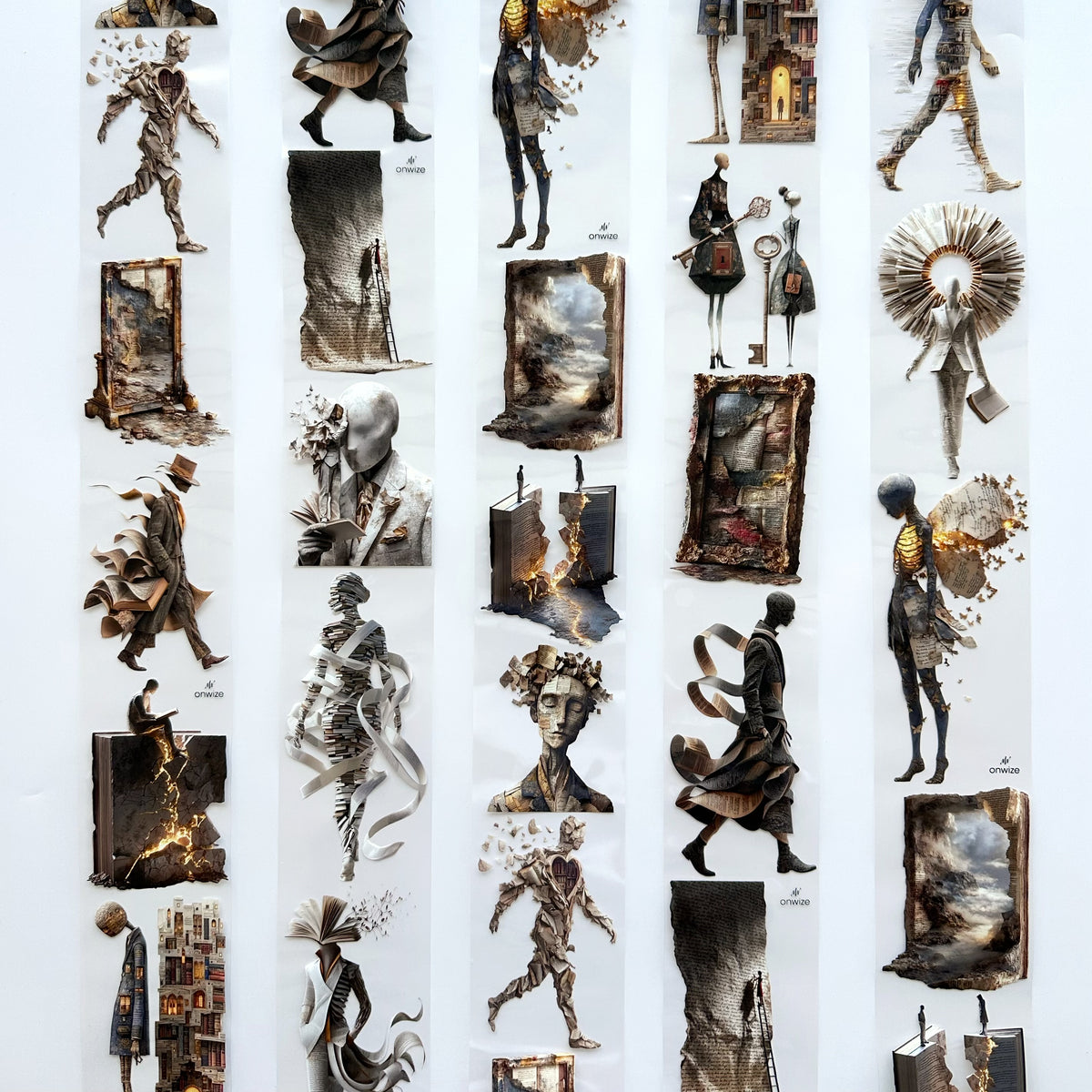 Paper Souls | Literary Fantasy & Surreal PET Tape | 7cm x 5m