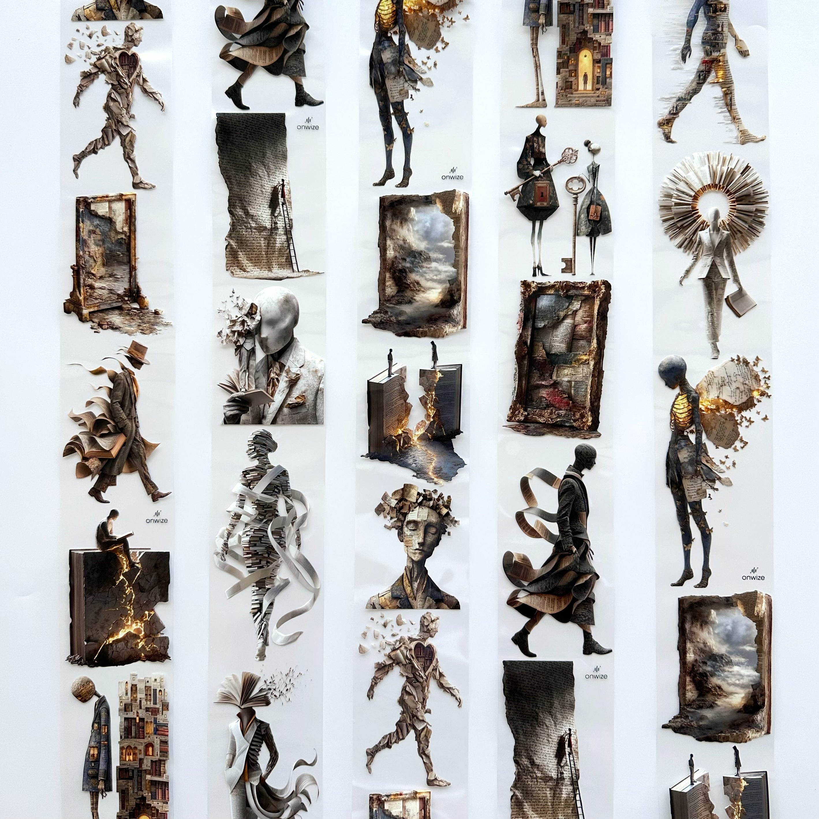 Paper Souls | Literary Fantasy & Surreal PET Tape | 7cm x 5m