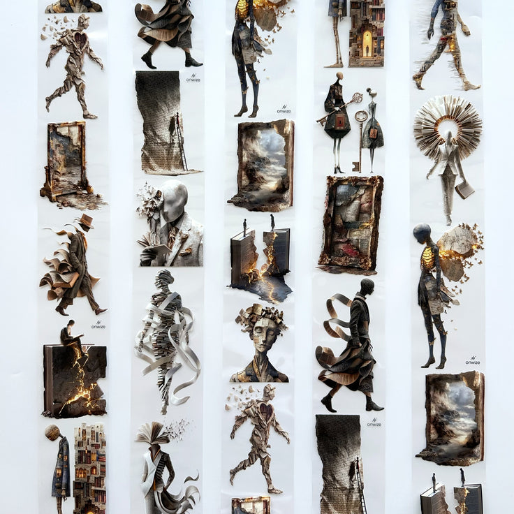Paper Souls | Literary Fantasy & Surreal PET Tape | 7cm x 5m