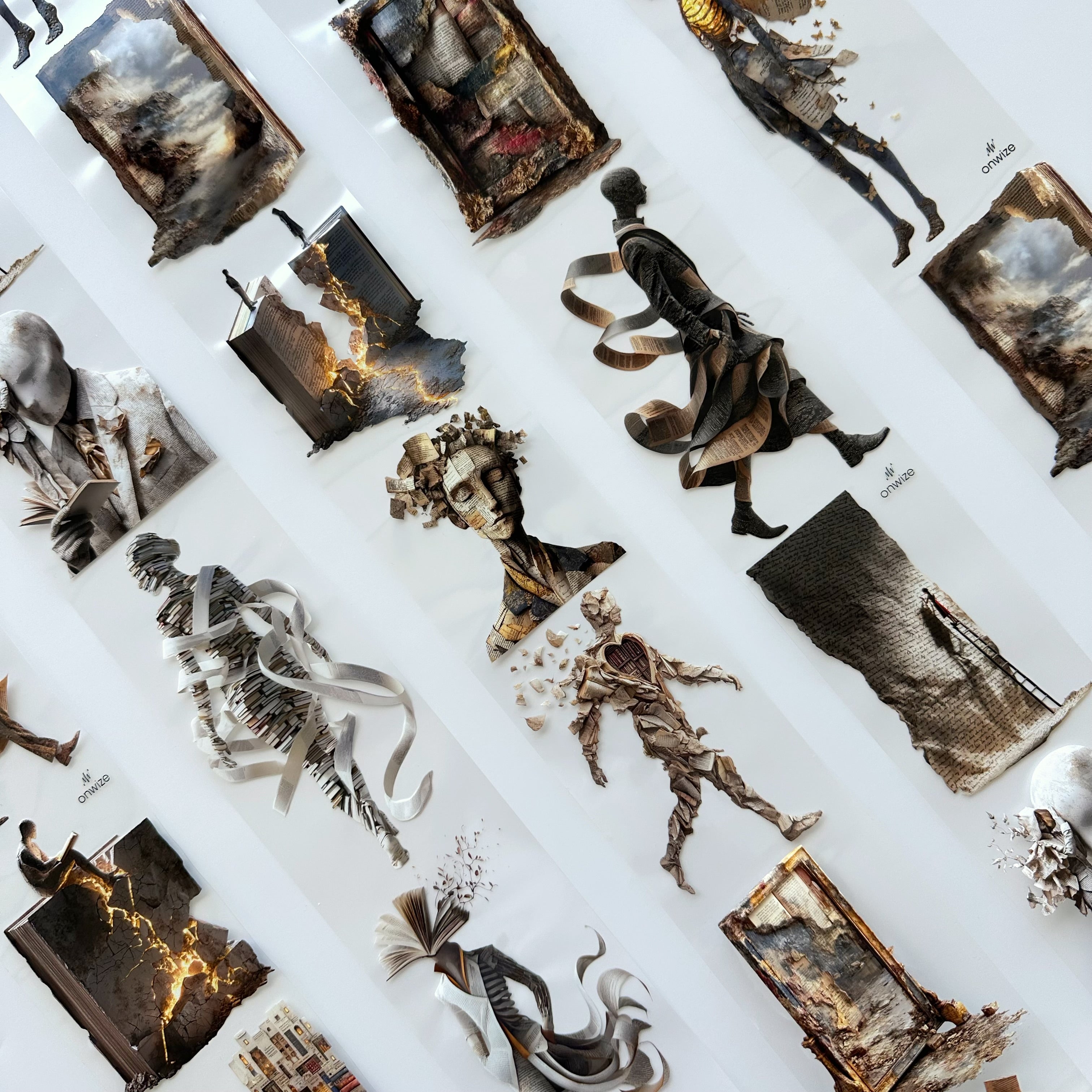 Paper Souls | Literary Fantasy & Surreal PET Tape | 7cm x 5m