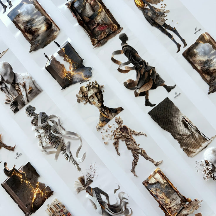 Paper Souls | Literary Fantasy & Surreal PET Tape | 7cm x 5m