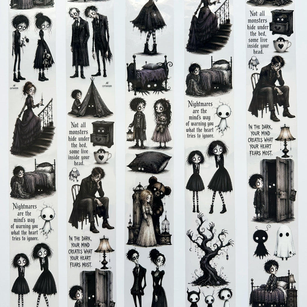 Monsters Within – Whimsical Gothic PET Tape