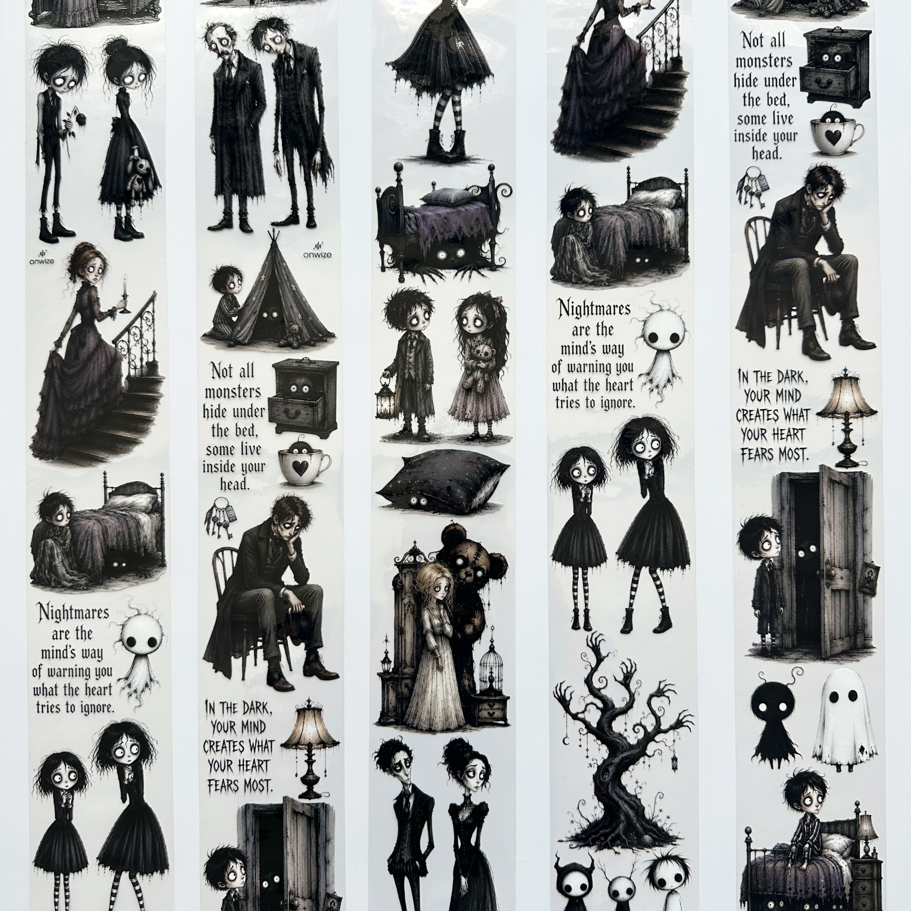 Monsters Within – Whimsical Gothic PET Tape