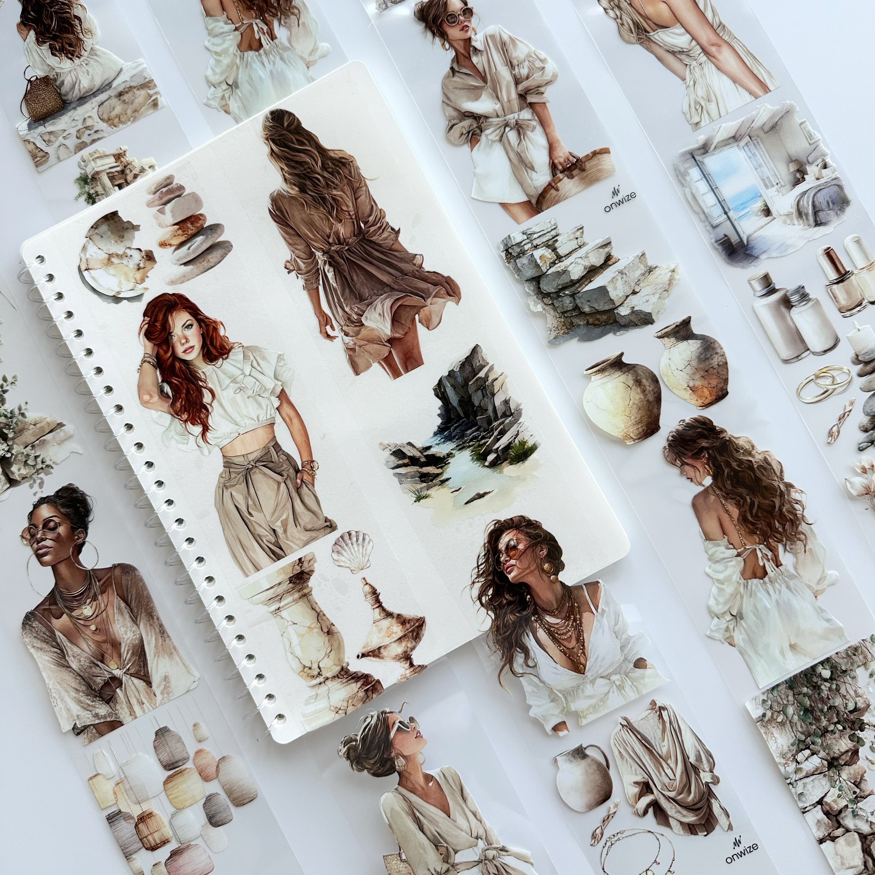 Coastal Muse | Boho Fashion & Mediterranean PET Tape | 7cm x 5m