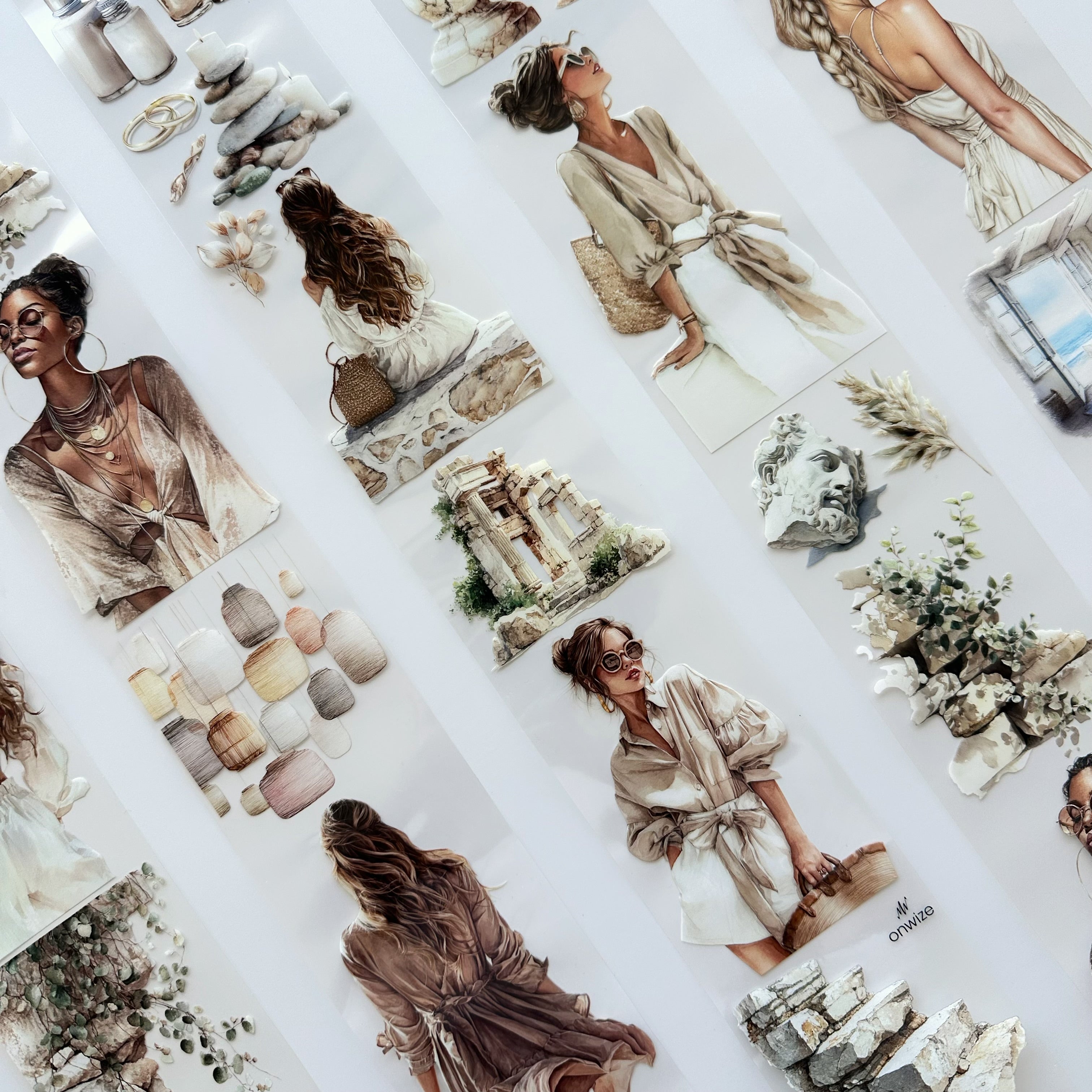 Coastal Muse | Boho Fashion & Mediterranean PET Tape | 7cm x 5m