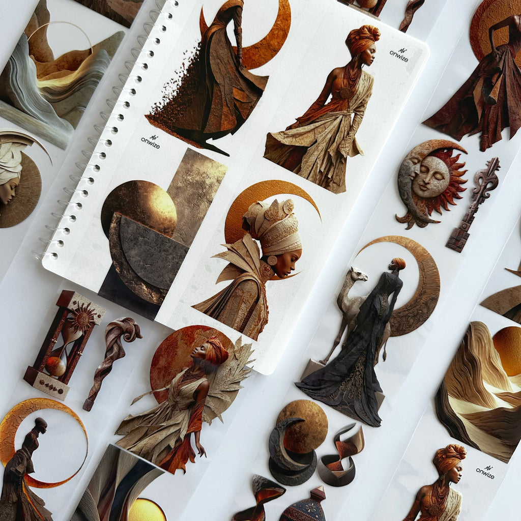 Celestial Sands | Desert Fantasy & Celestial PET Tape | 7cm x 5m