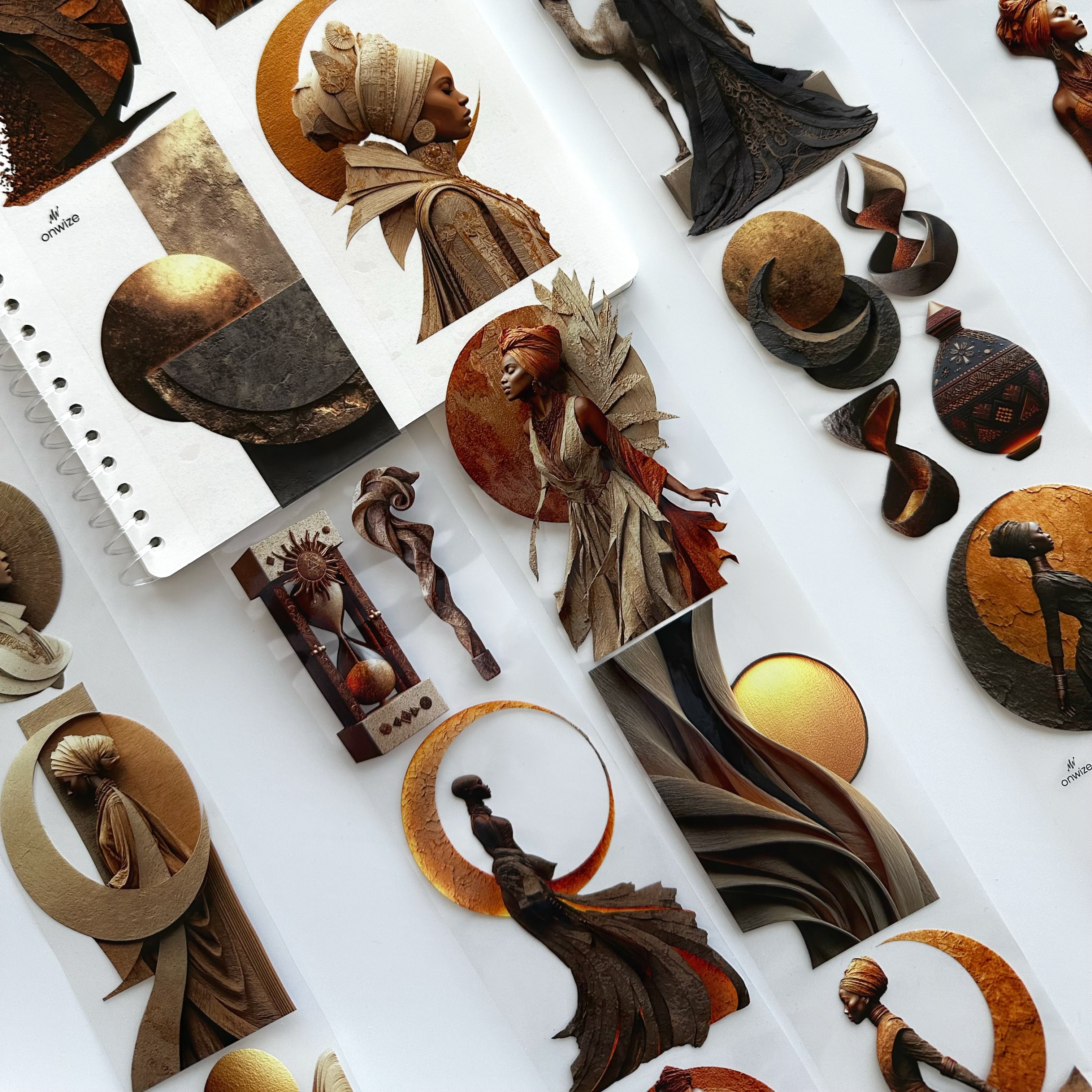 Celestial Sands | Desert Fantasy & Celestial PET Tape | 7cm x 5m