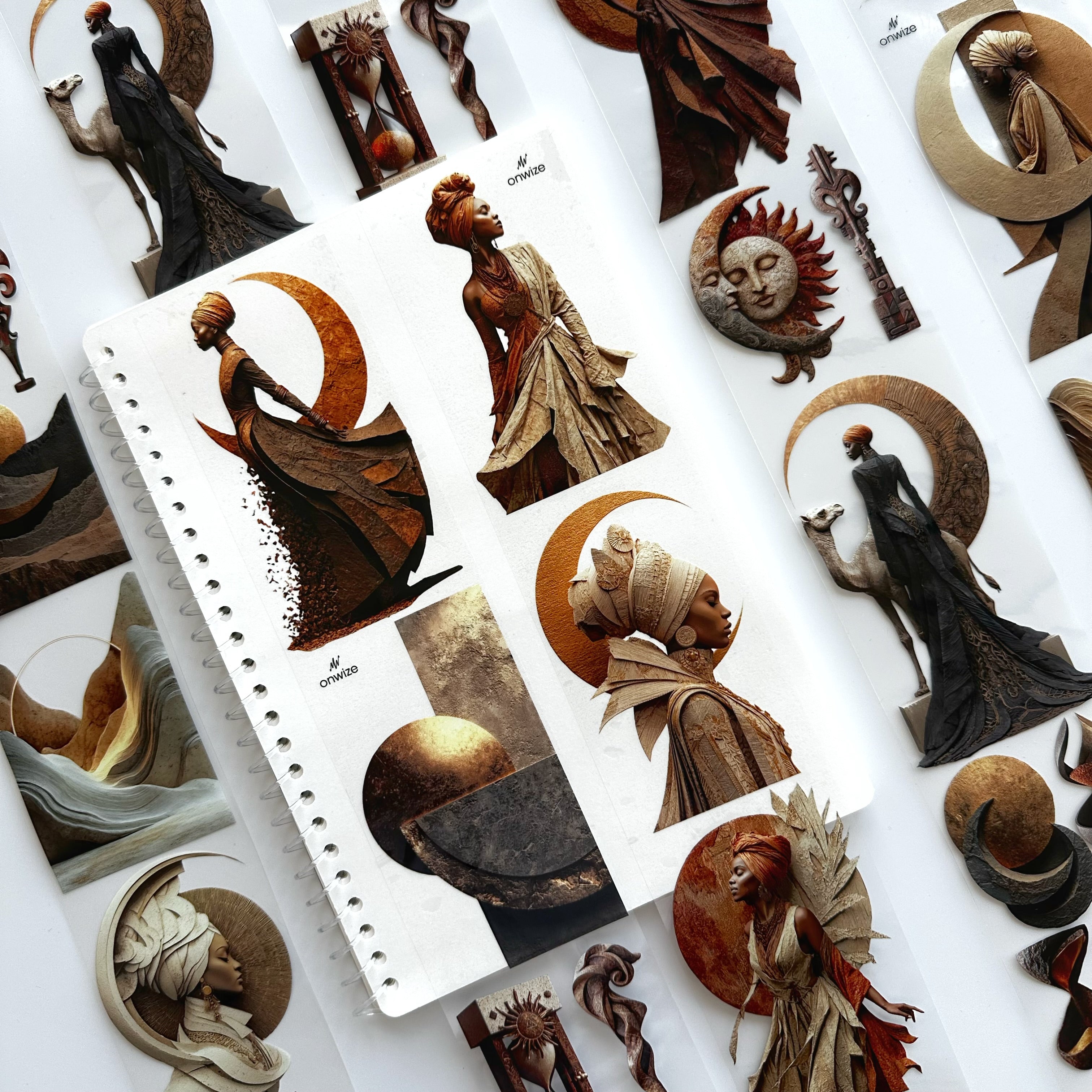 Celestial Sands | Desert Fantasy & Celestial PET Tape | 7cm x 5m