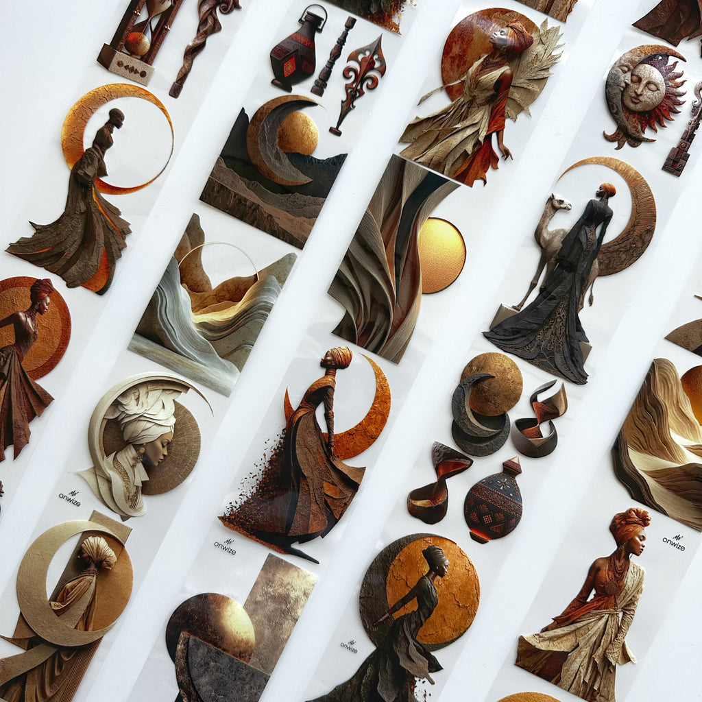 Celestial Sands | Desert Fantasy & Celestial PET Tape | 7cm x 5m