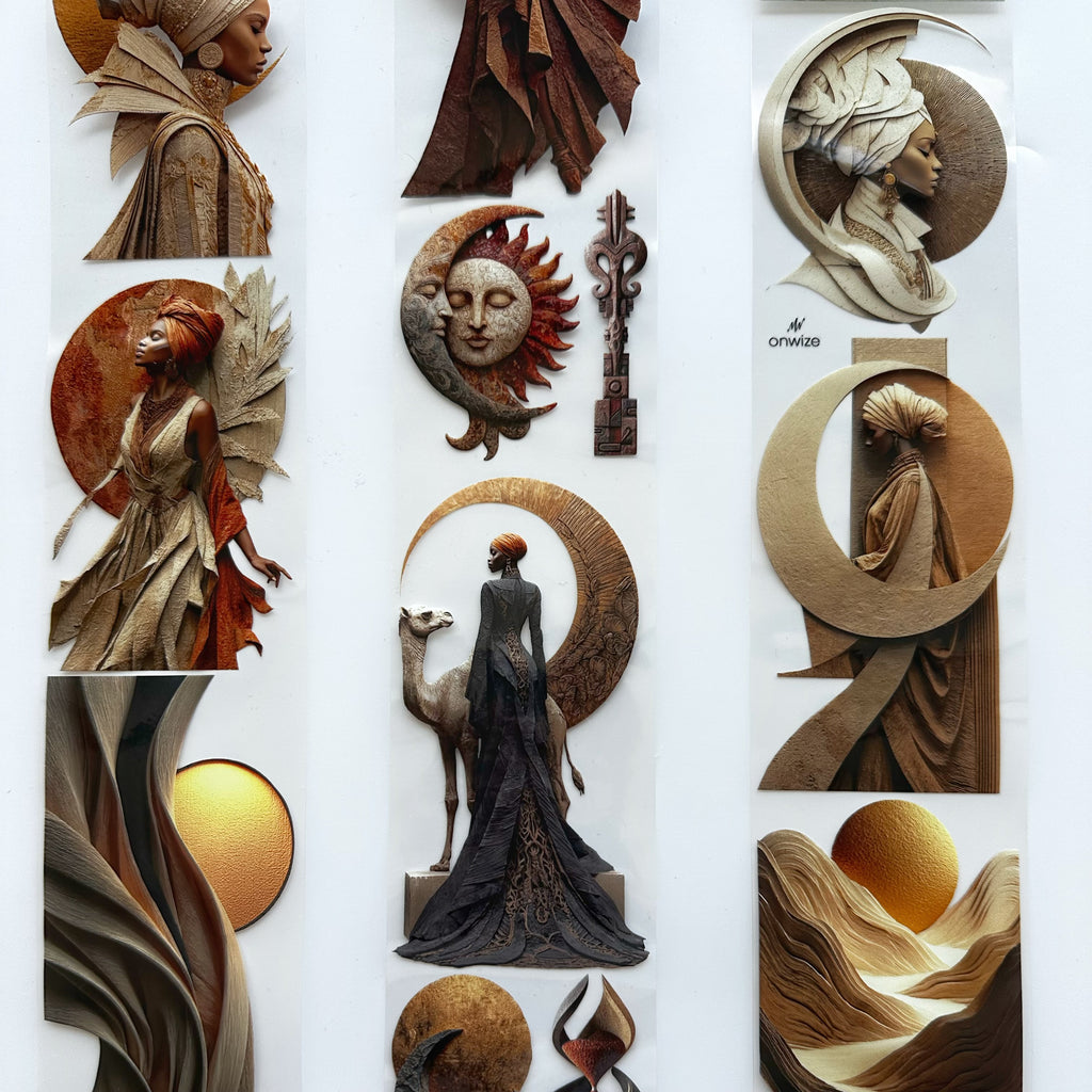 Celestial Sands | Desert Fantasy & Celestial PET Tape | 7cm x 5m