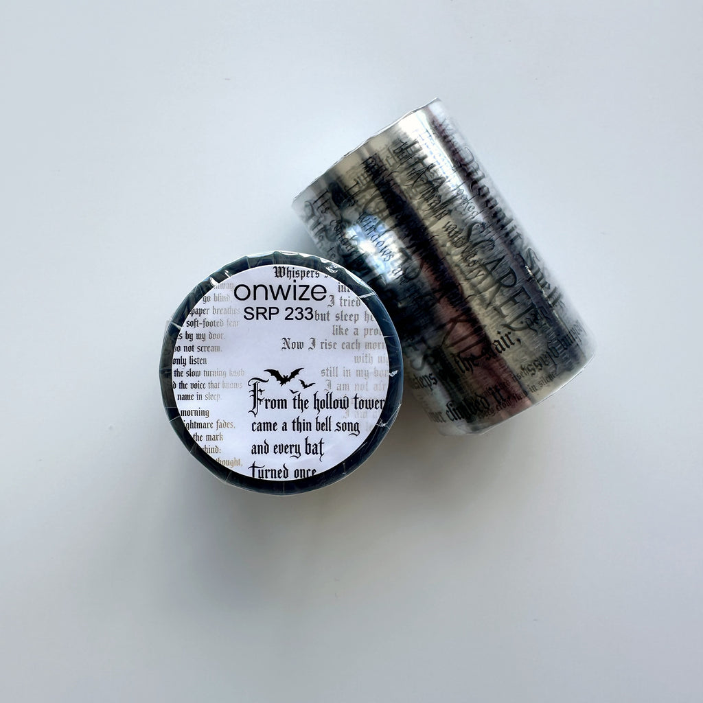 Midnight Verses – Gothic Quotes PET Tape