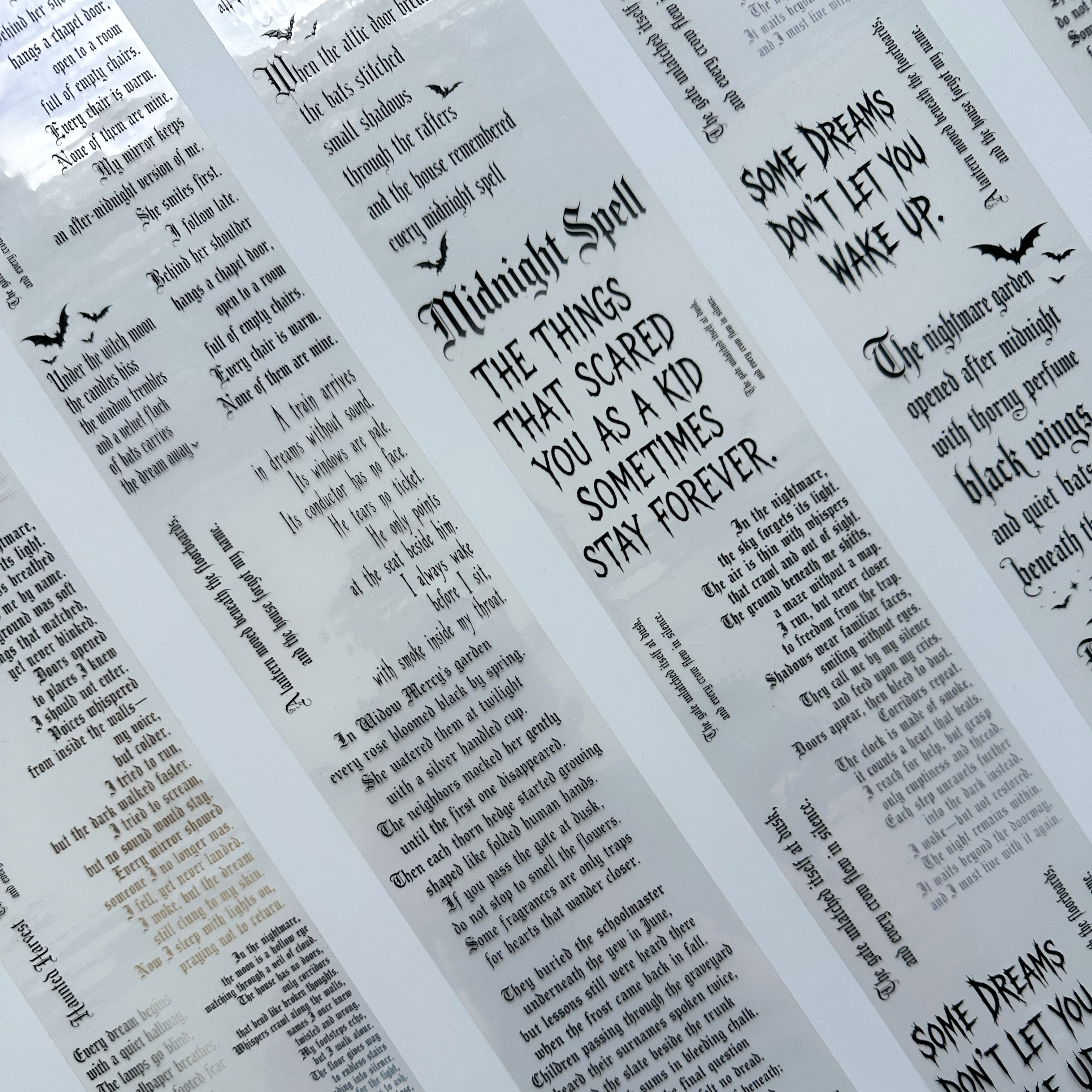 Midnight Verses – Gothic Quotes PET Tape