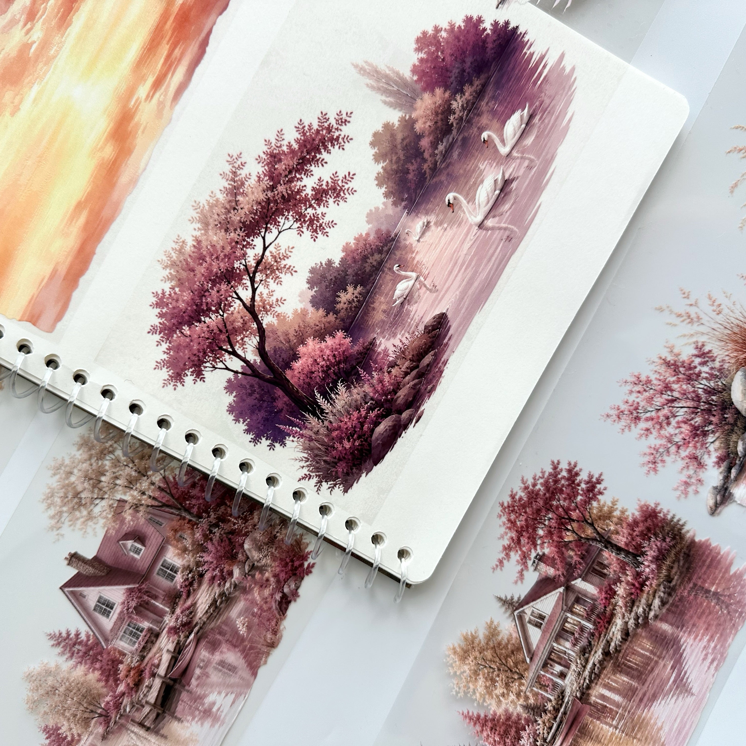 Blush Autumn XL – Romantic Autumn Landscape PET Tape