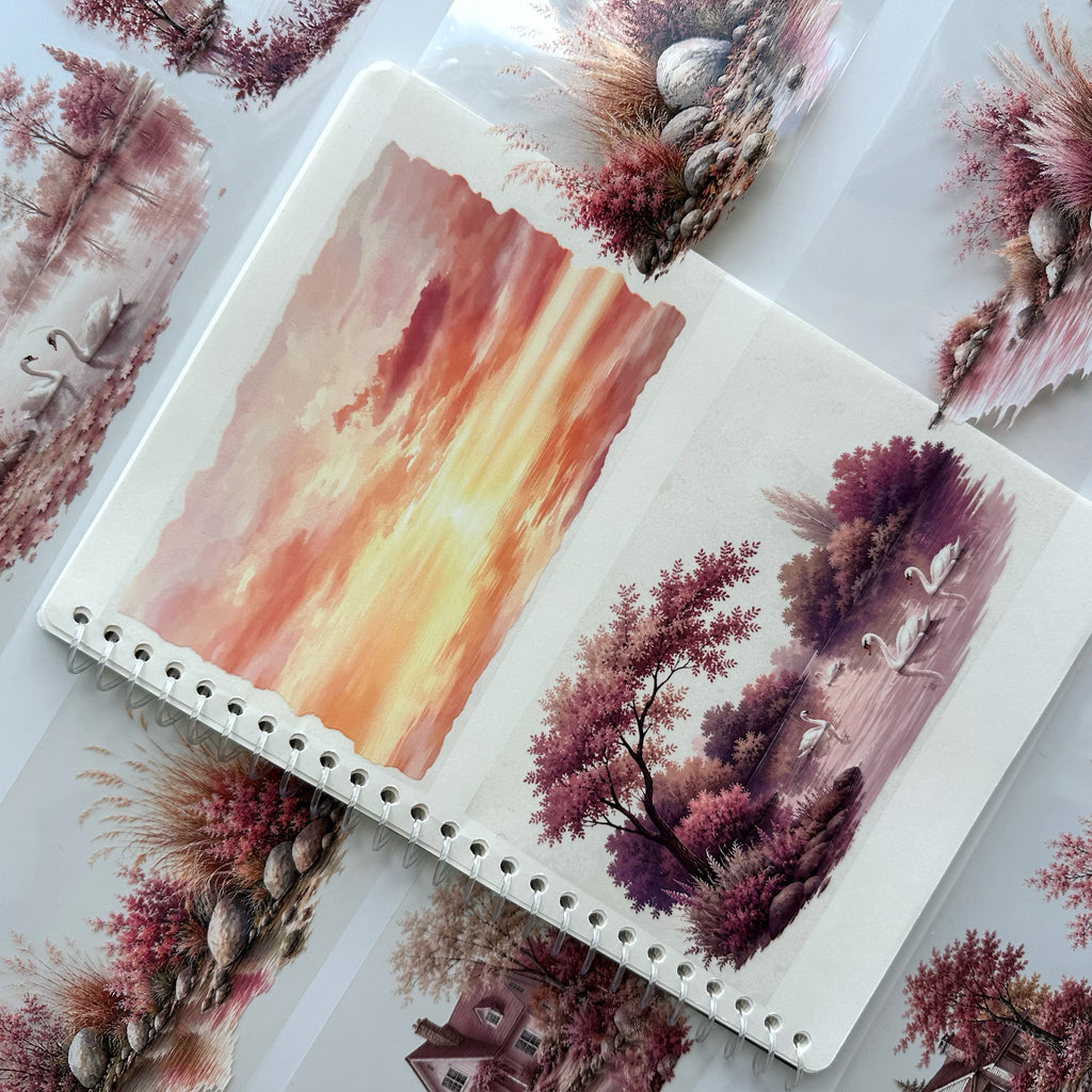 Blush Autumn XL – Romantic Autumn Landscape PET Tape