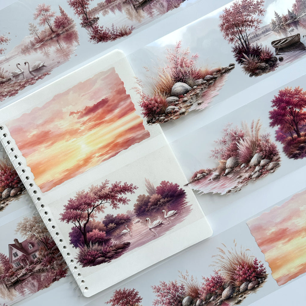 Blush Autumn XL – Romantic Autumn Landscape PET Tape