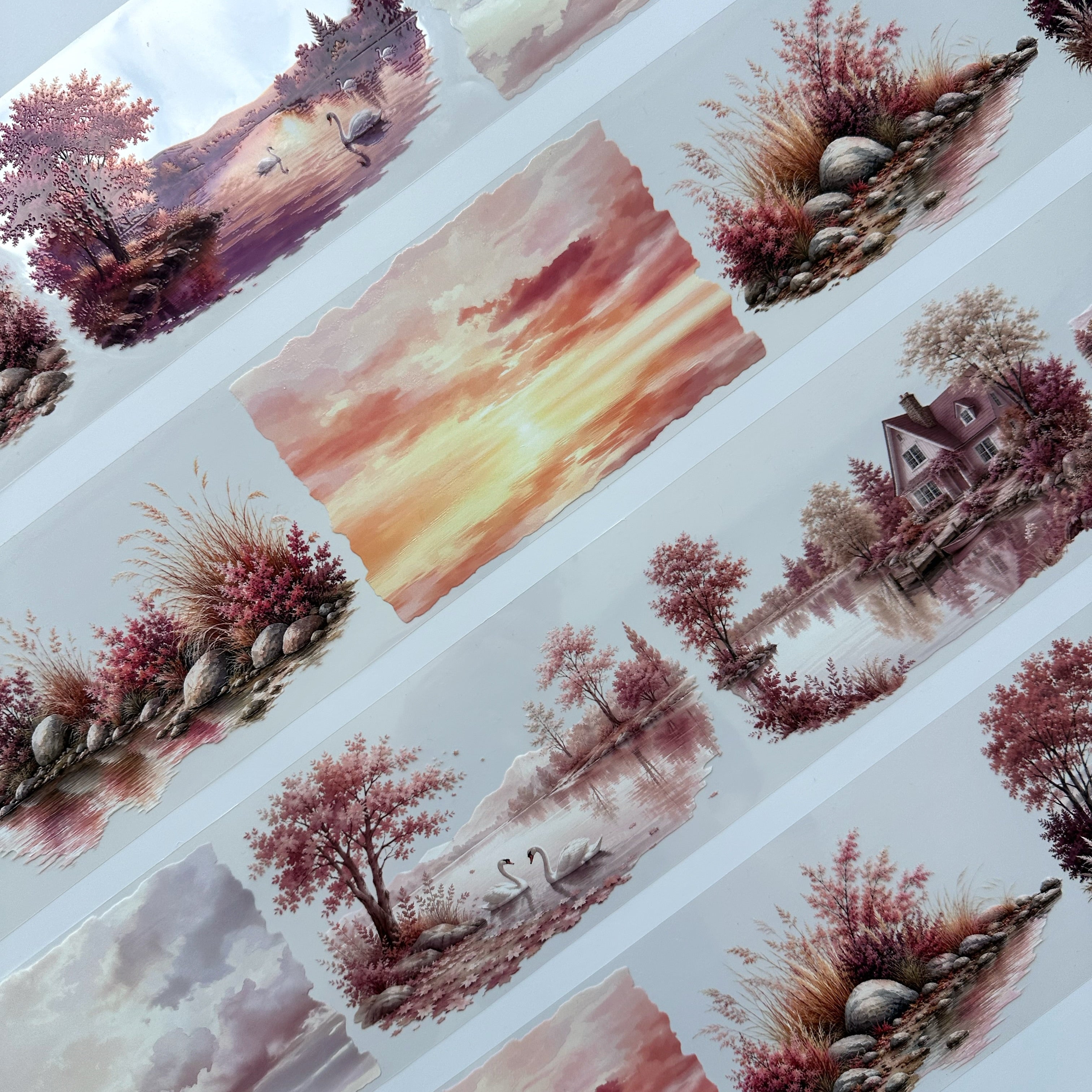 Blush Autumn XL – Romantic Autumn Landscape PET Tape