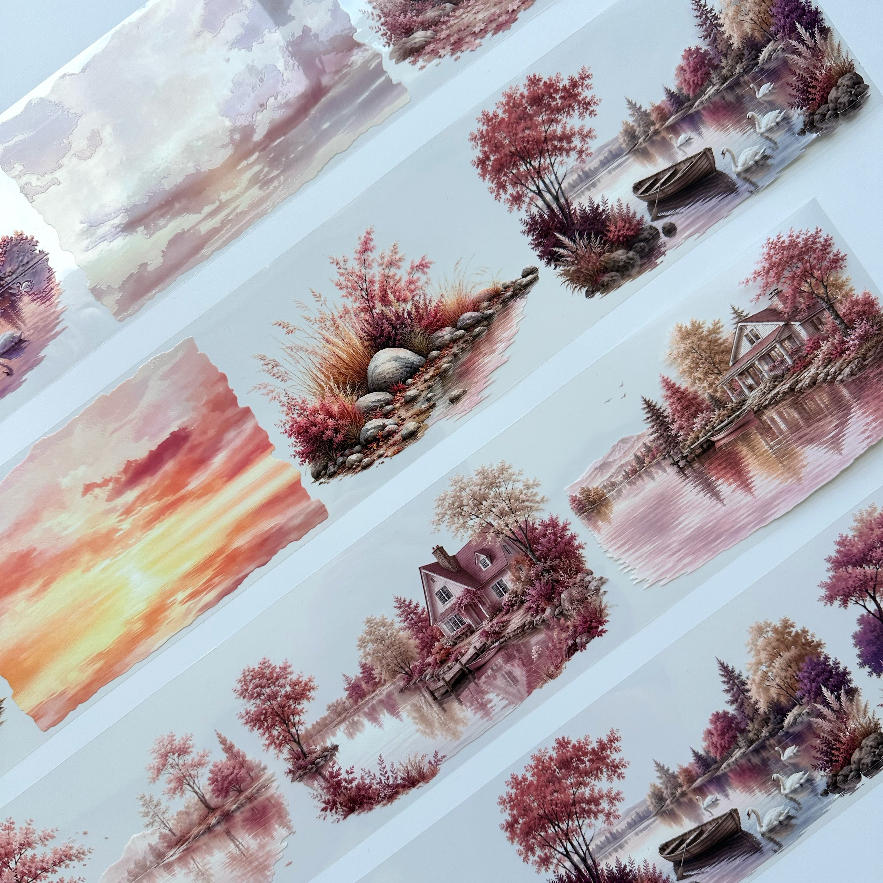 Blush Autumn XL – Romantic Autumn Landscape PET Tape