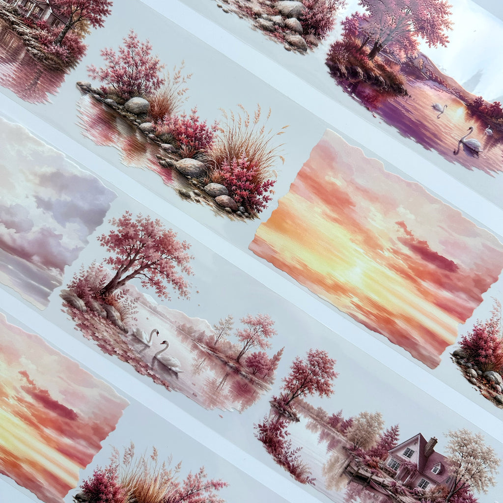 Blush Autumn XL – Romantic Autumn Landscape PET Tape
