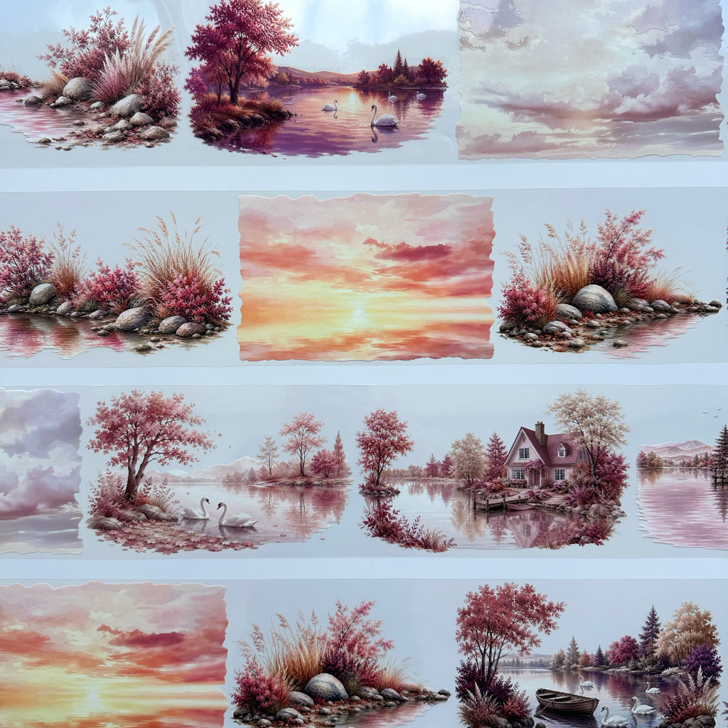 Blush Autumn XL – Romantic Autumn Landscape PET Tape