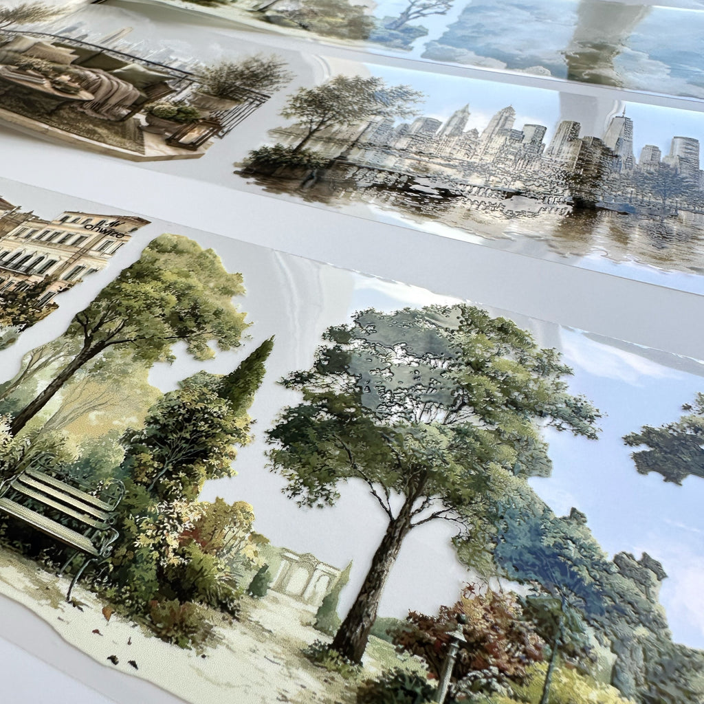 Golden Cityscape XL – City & Landscape PET Tape