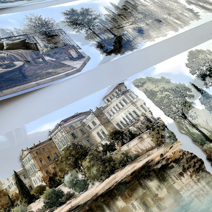 Golden Cityscape XL 3D Special Pet Tape
