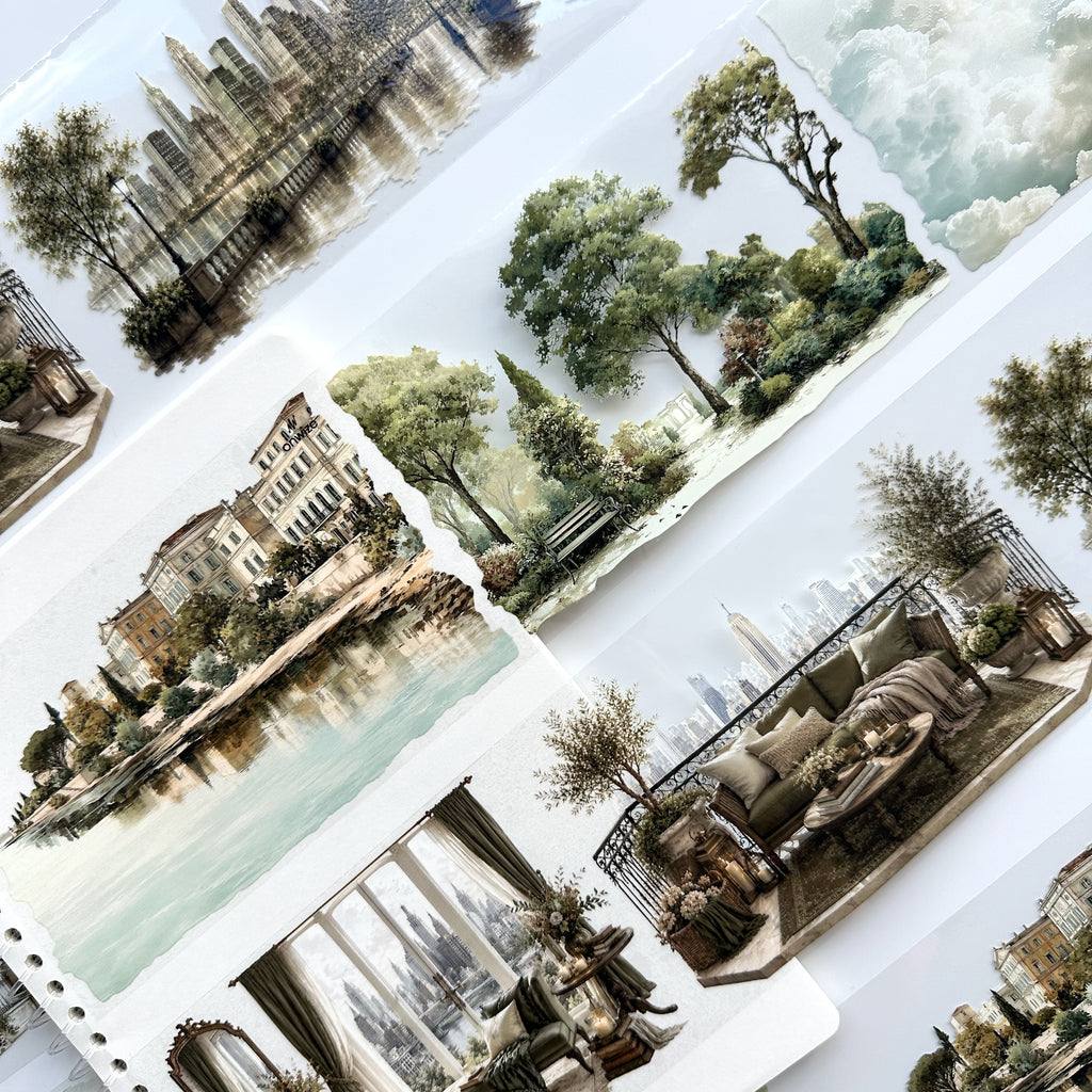 Golden Cityscape XL – City & Landscape PET Tape