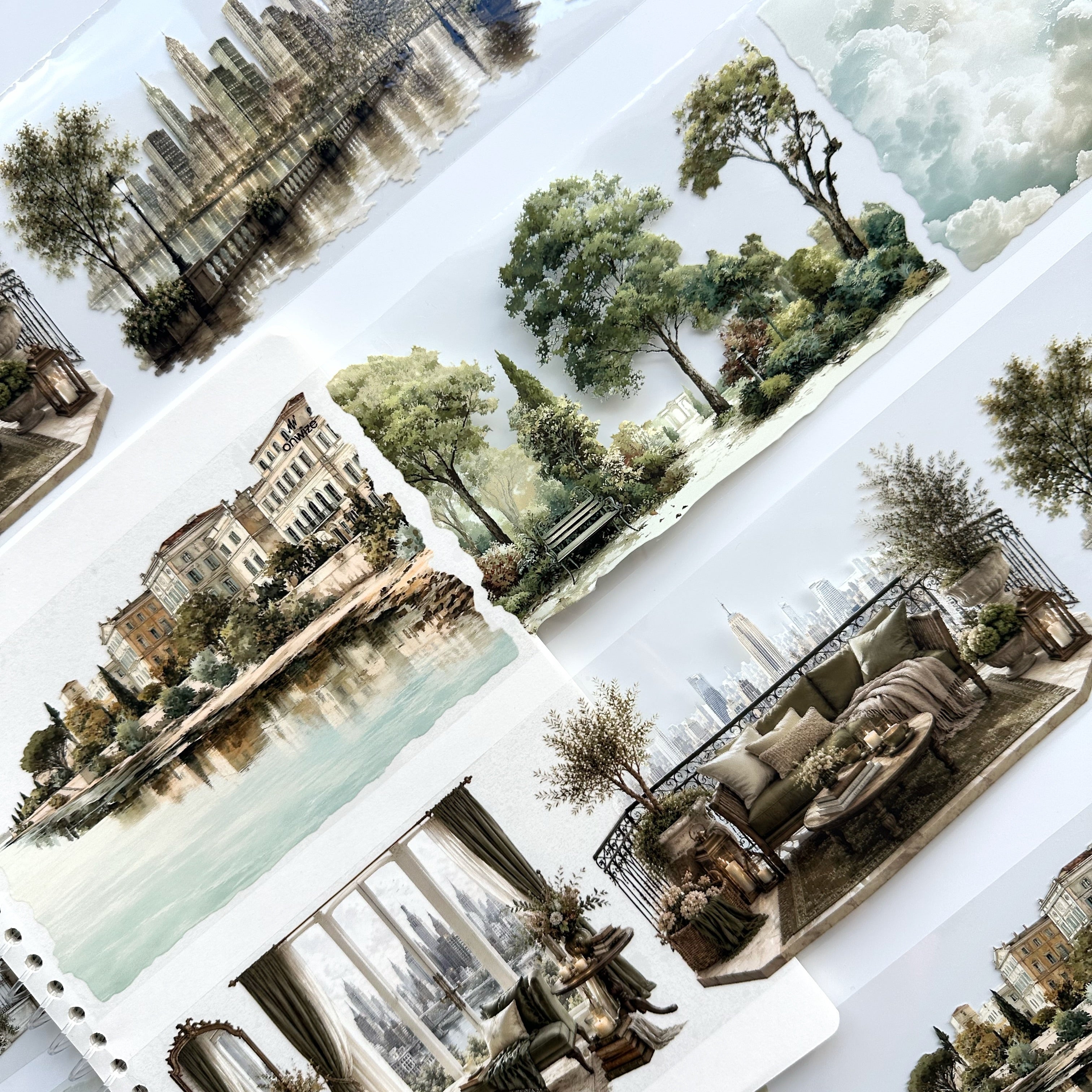 Golden Cityscape XL – City & Landscape PET Tape