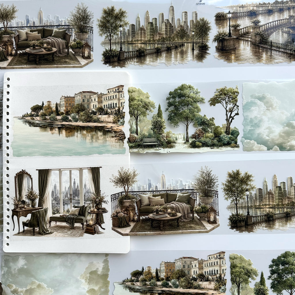 Golden Cityscape XL – City & Landscape PET Tape