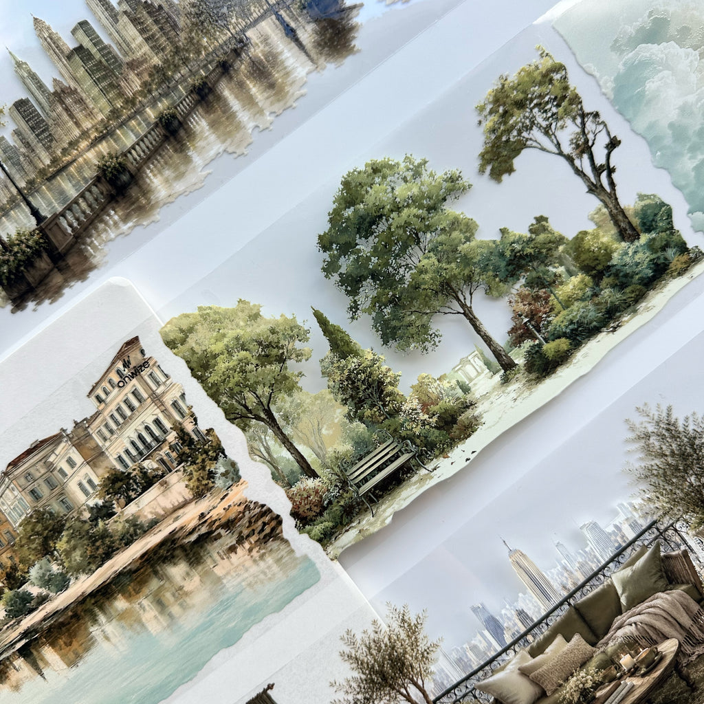 Golden Cityscape XL – City & Landscape PET Tape