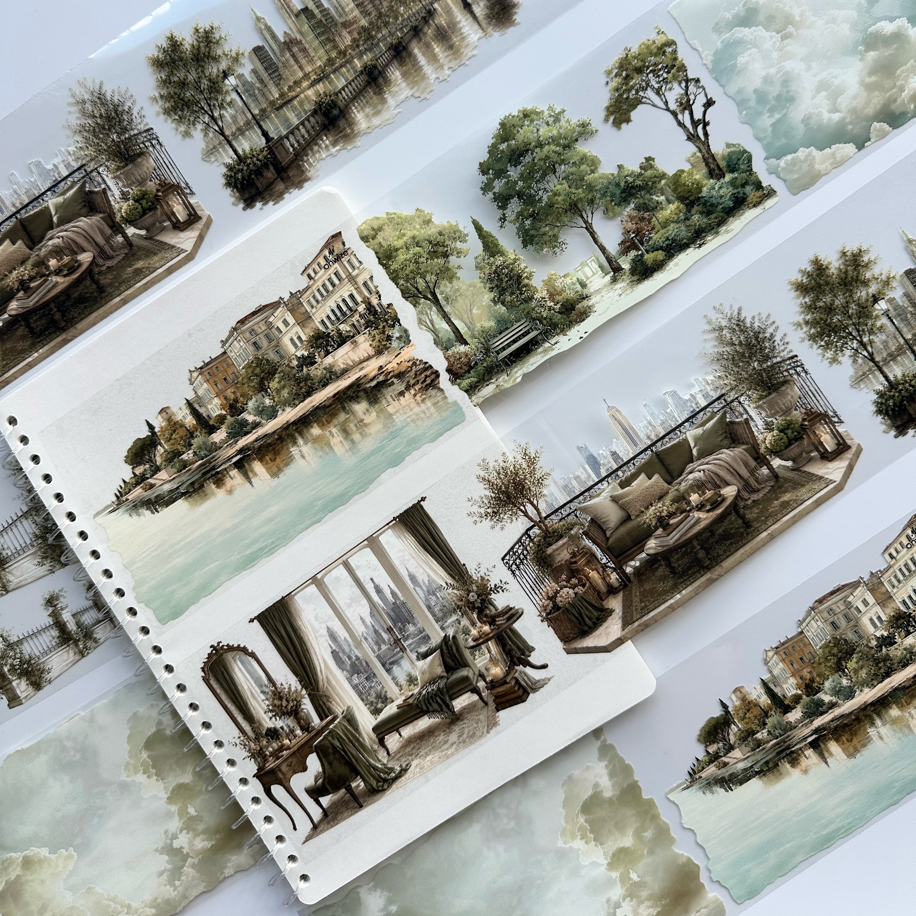 Golden Cityscape XL – City & Landscape PET Tape