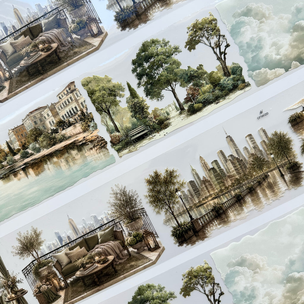 Golden Cityscape XL – City & Landscape PET Tape