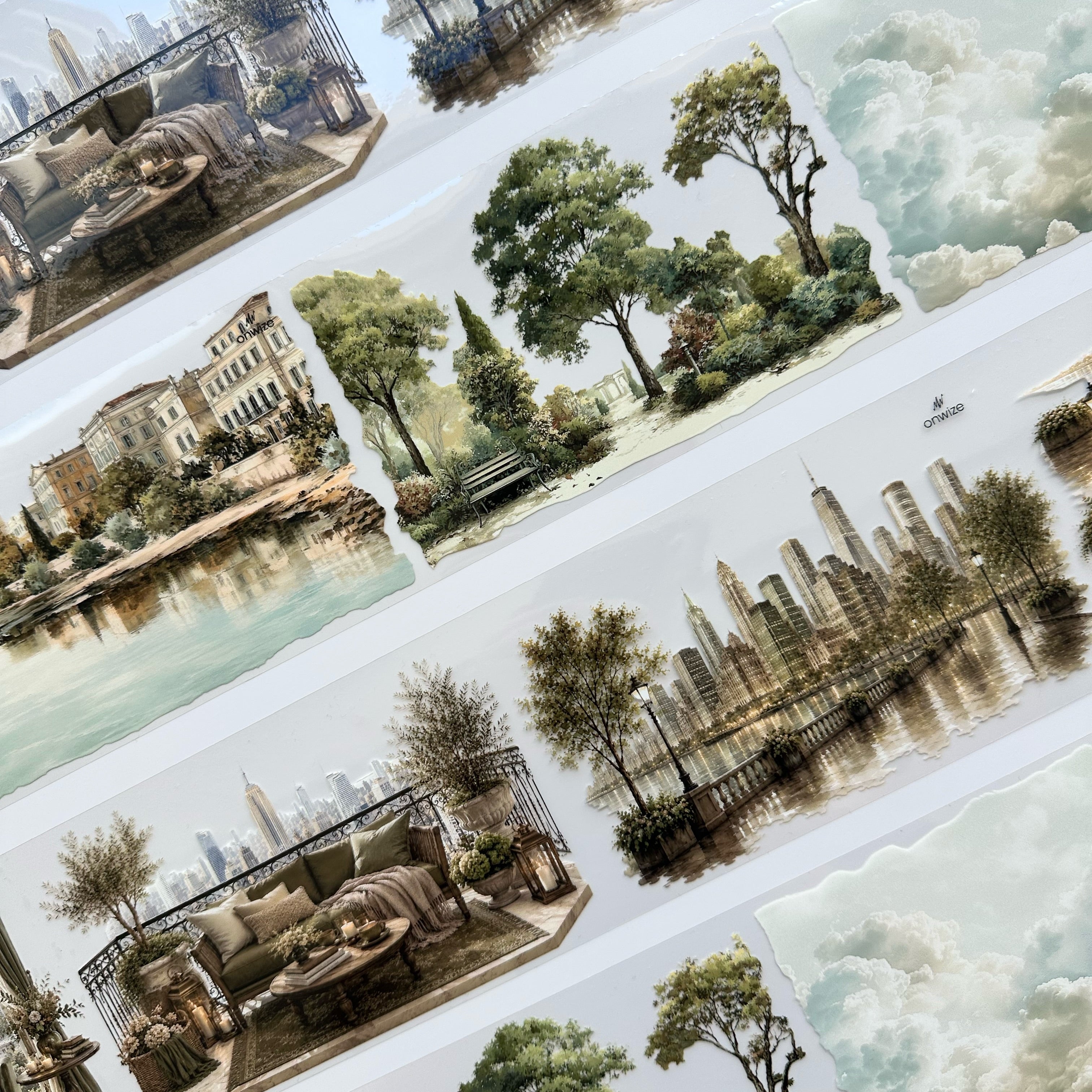 Golden Cityscape XL – City & Landscape PET Tape